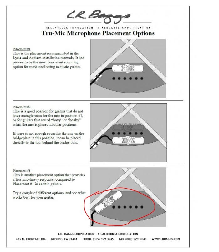 L.R. Baggs Anthem-SL Acoustic Guitar Pickup and Microphone customer photo 2