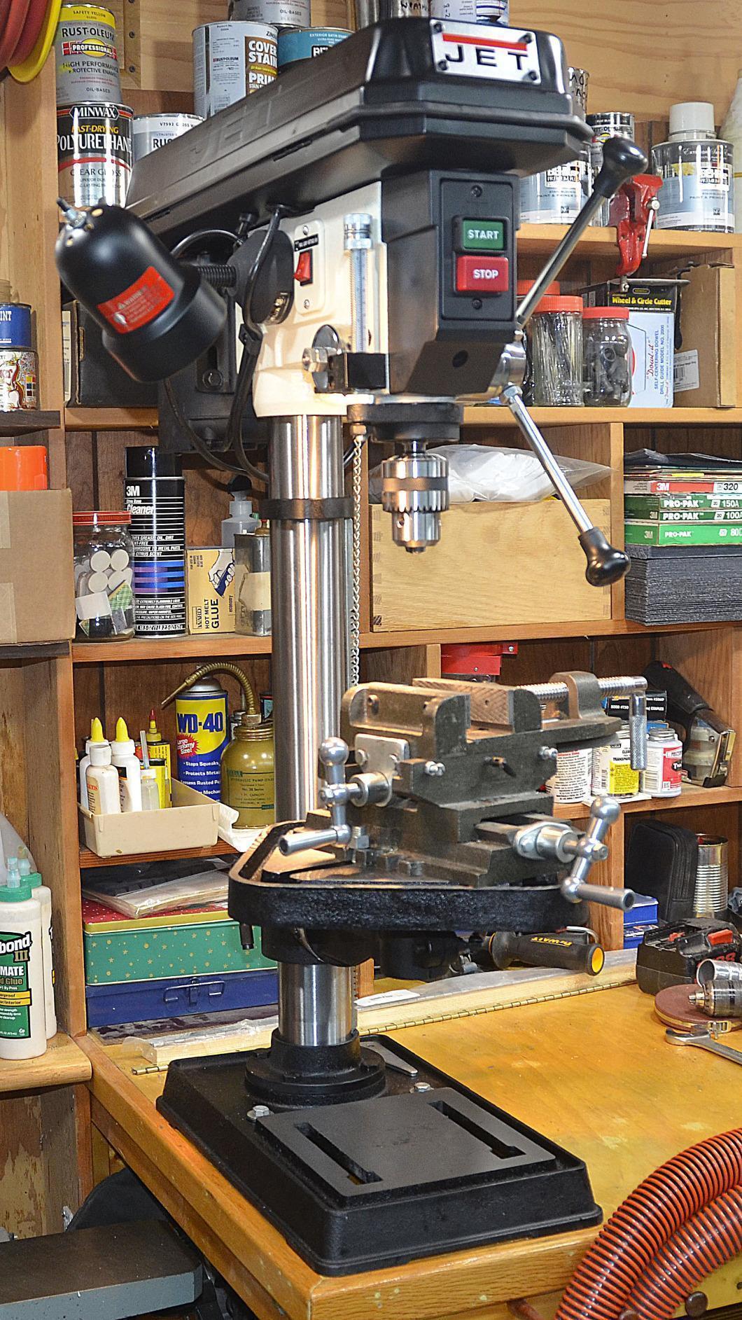 JET 15-Inch Benchtop Drill Press, 16 Speed, 3/4 HP, 115/230V 1Ph (Model J-2530) customer photo 1