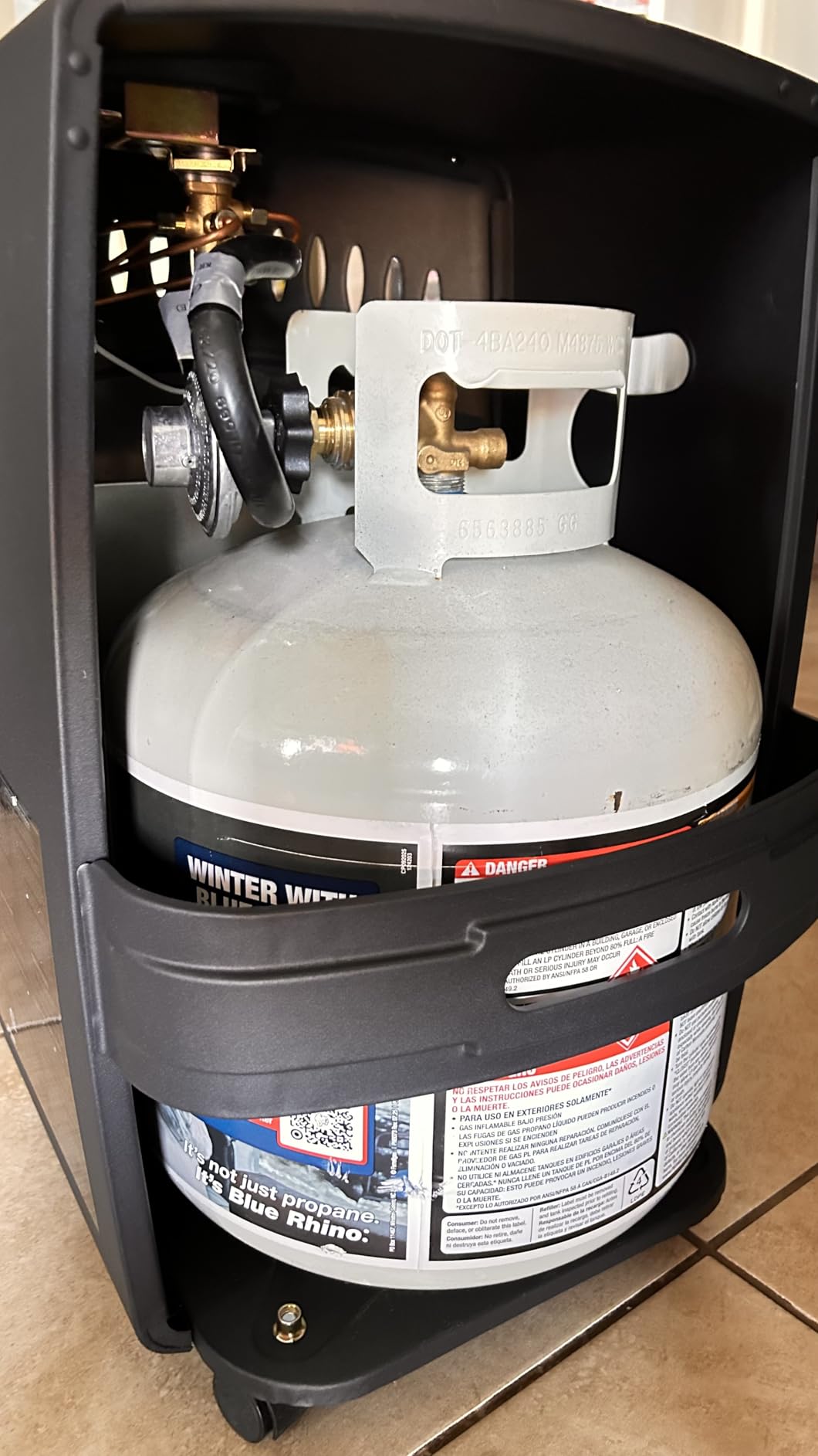 Dyna-Glo RA18LPDG 18,000 BTU Cabinet Indoor Propane Heater customer photo 1