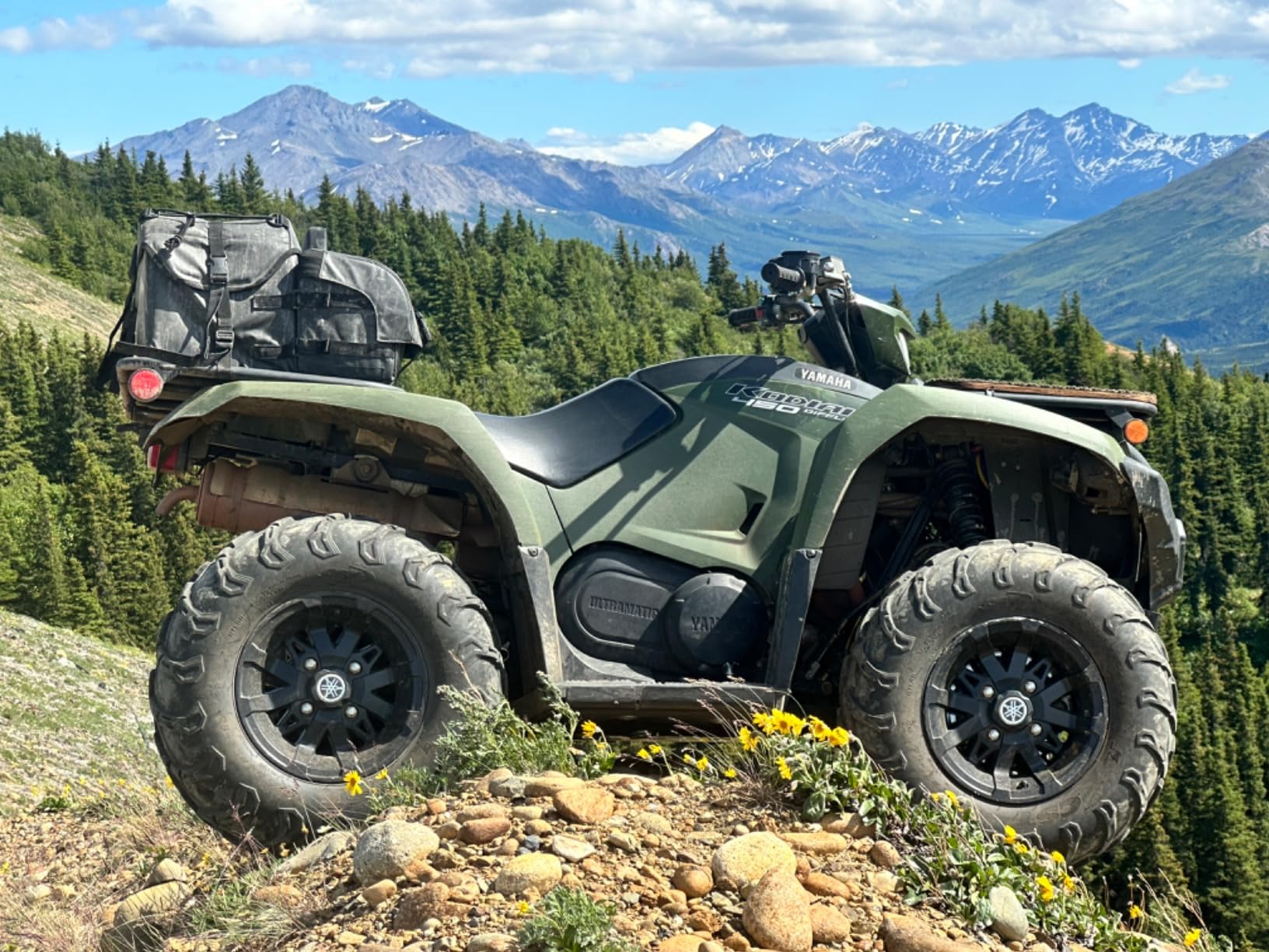 ATV TEK Arch Series Oversized Rear Rack Utility Pack, Padded ATV Cargo Bag - Kings Mountain Shadow Camo customer photo 1