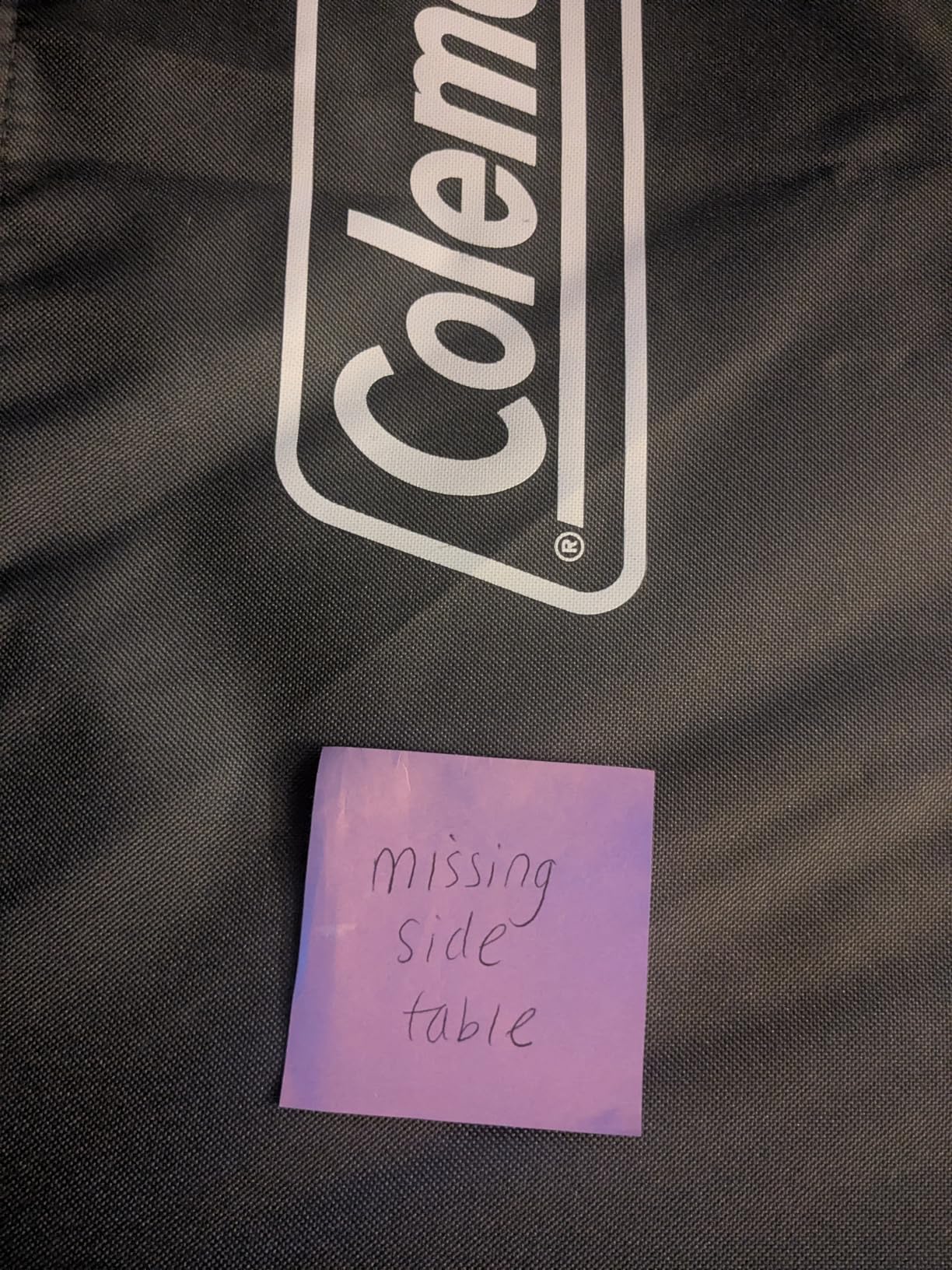 Coleman Pack-Away Big 'n Tall Camping Cot with Removable Side Table, Extra Wide Cot Fits Adults up to 6ft 6in or 300lbs, Carry Bag Included customer photo 1