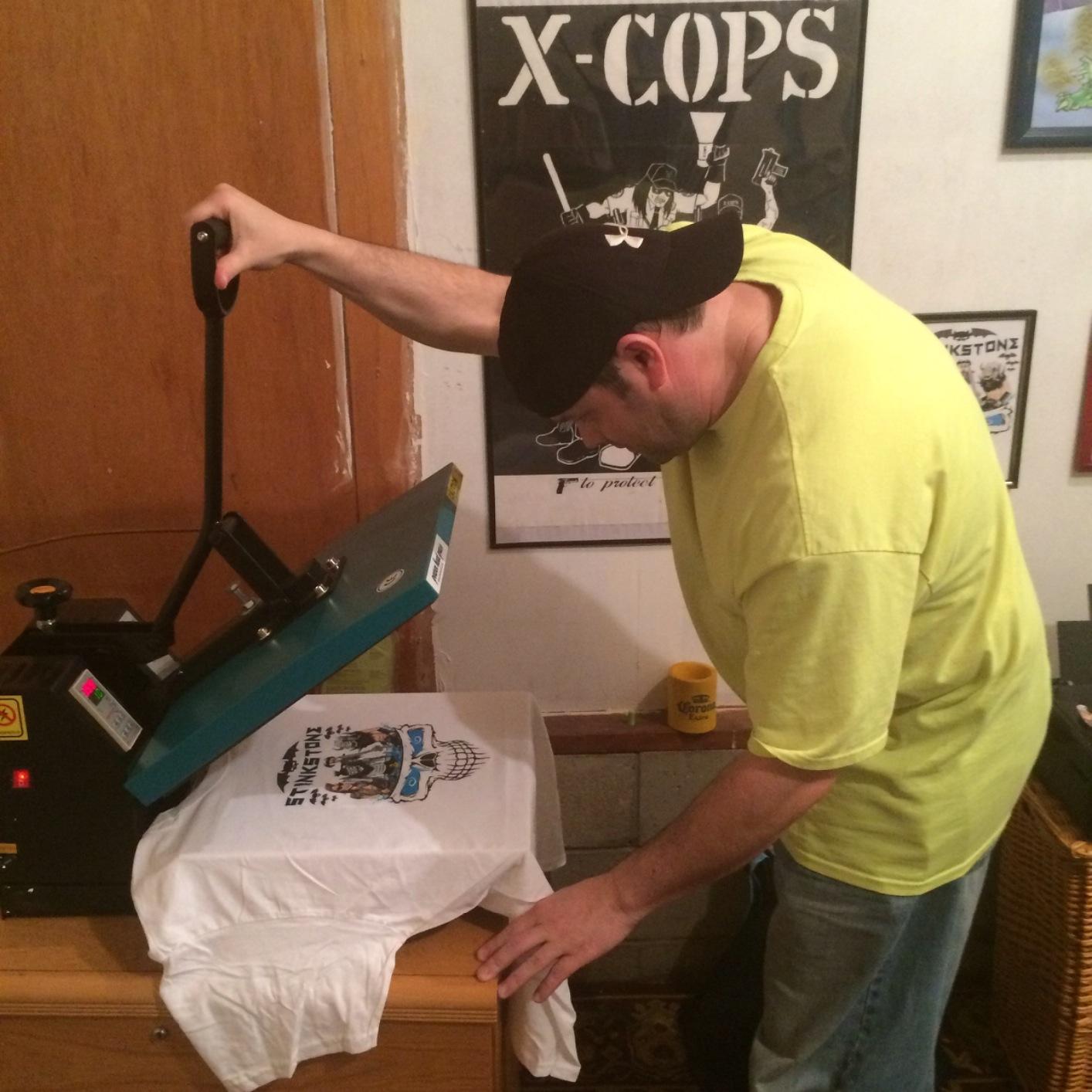 Fancierstudio Digital Heat Press 15 x 15 Sublimation Rhinestone Heat T-Shirt Machine15x15 B/BLK customer photo 2