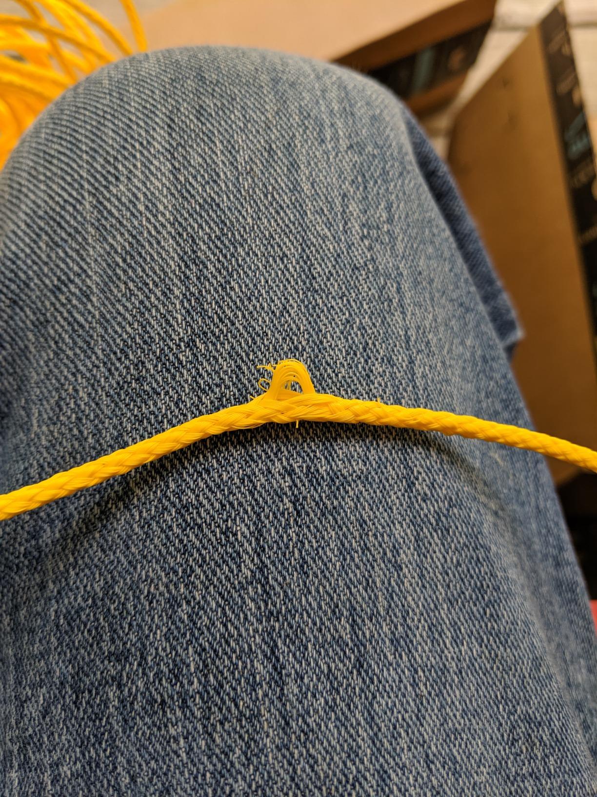 Throw Line and Weighted Throw Bag Kit, 150 ft Polyethylene Tree Climbing Rope 16 oz Throw Weight Set, Handcrafted Arborist Equipment customer photo 1