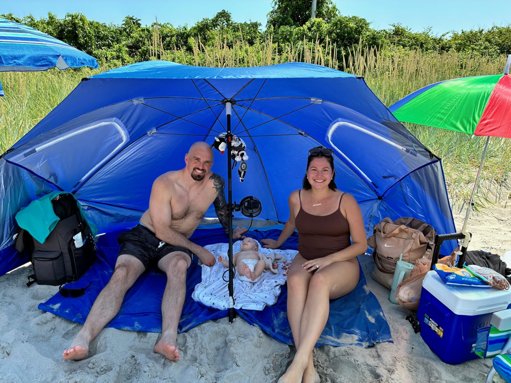 Sport-Brella Super-Brella SPF 50+ Sun and Rain Canopy Umbrella for Camping, Beach and Sports Events customer photo 1