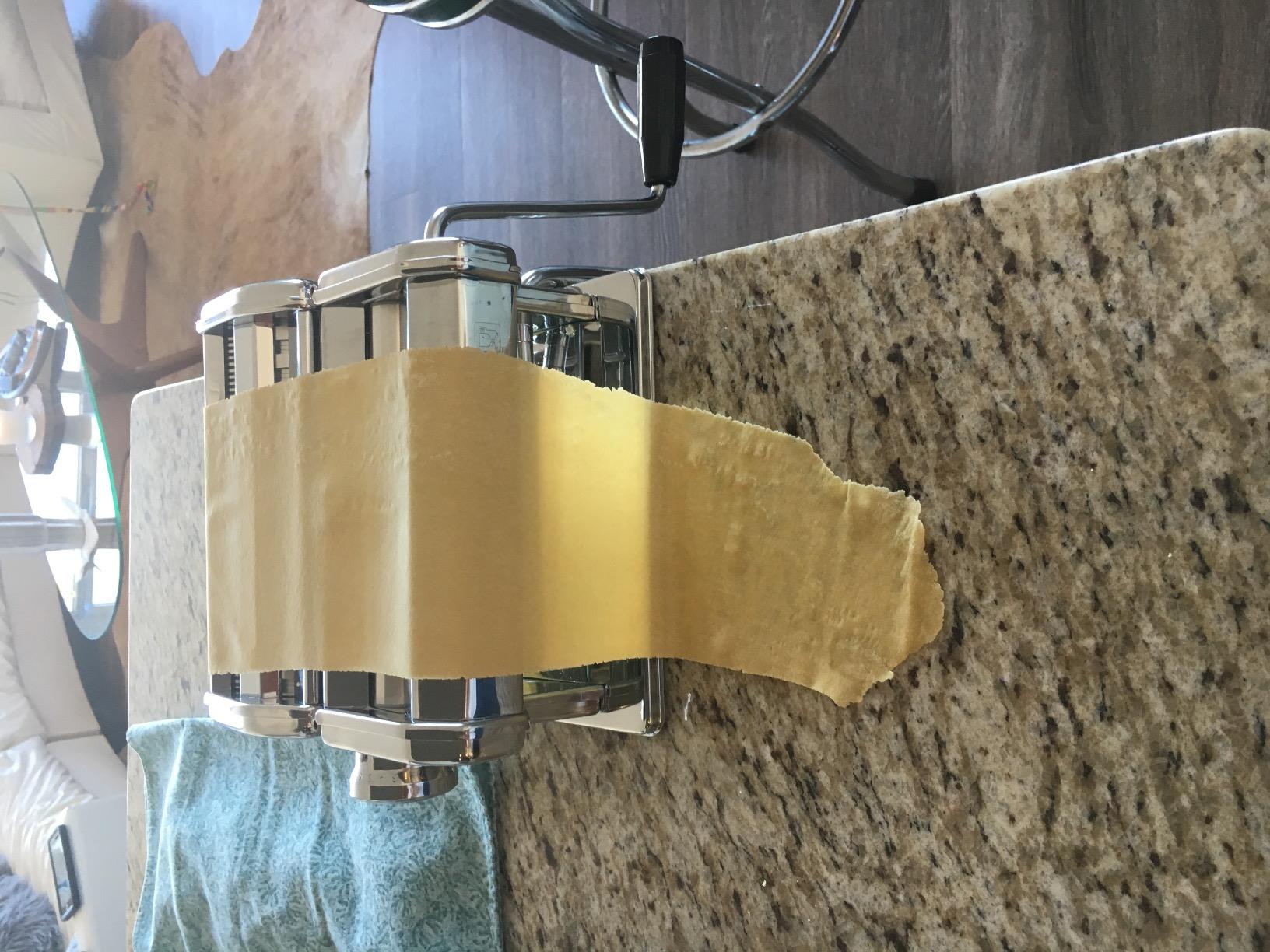 MARCATO Made in Italy Atlas 180 Classic Manual Pasta Machine, Chrome Steel. Makes Lasagne, Fettuccine & Tagliolini. customer photo 2