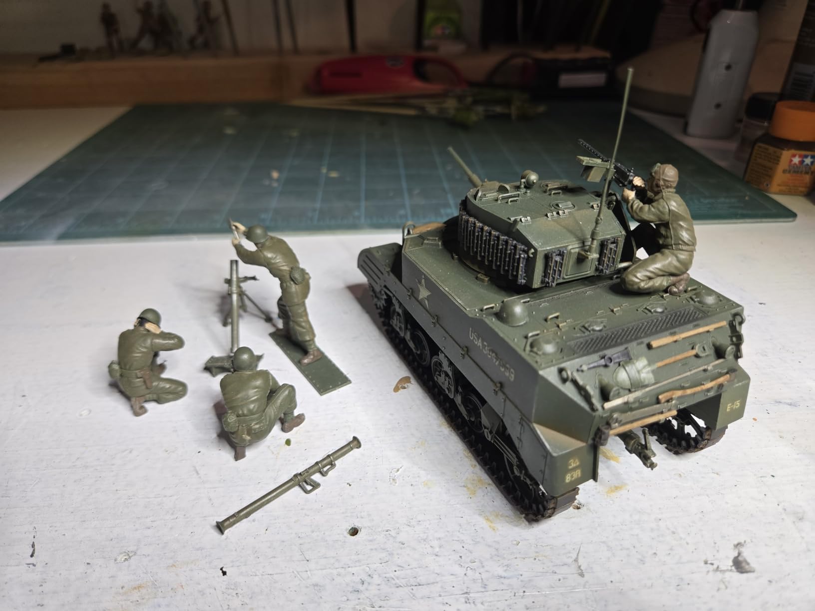 Tamiya 35313 1/35 US Light Tank M5A1 Plastic Model Kit customer photo 1