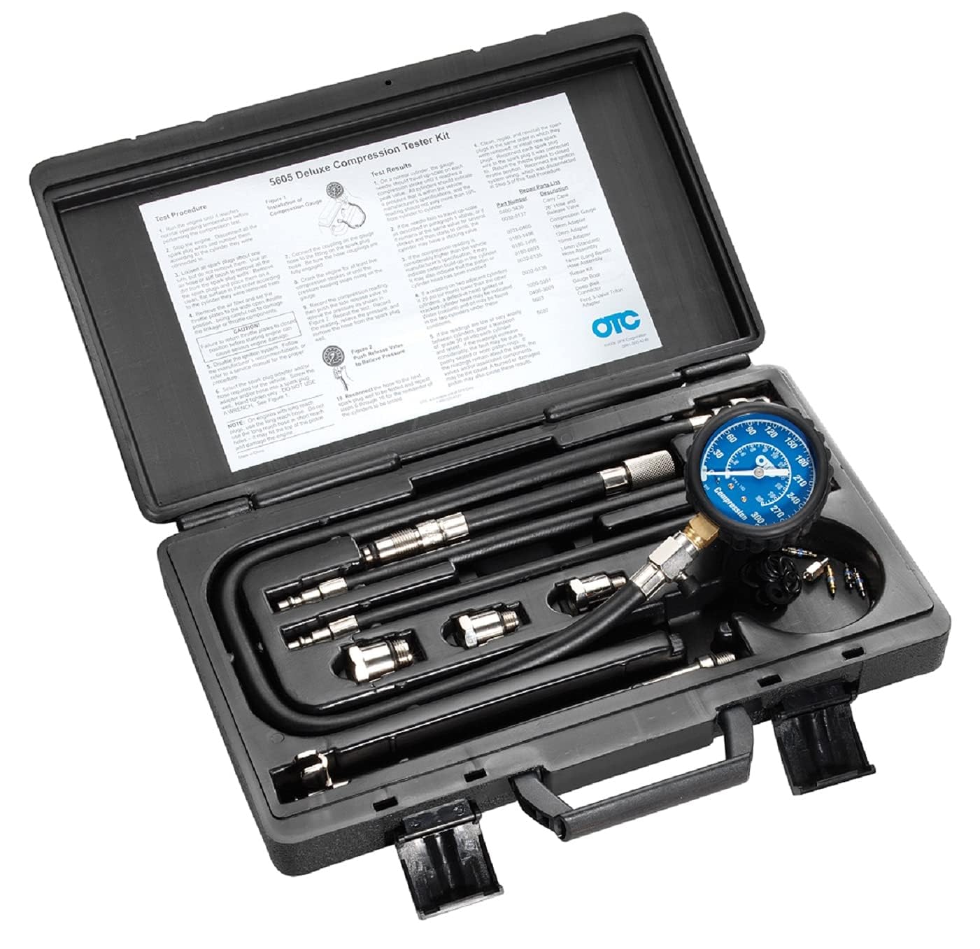 OTC 5605 Deluxe Compression Tester Kit customer photo 1