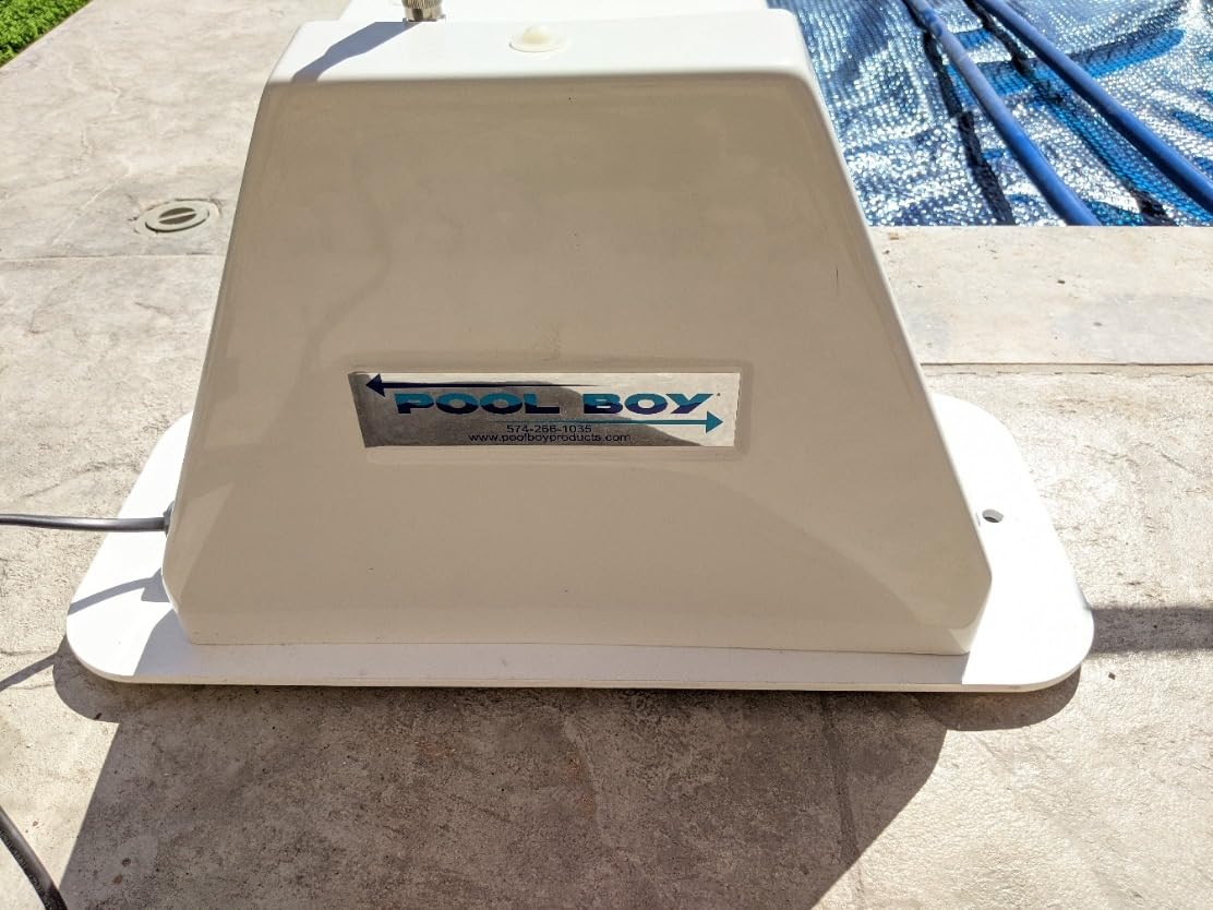 Pool Boy 1 Powered Pool Solar Blanket Reel - Extends and Retracts on The Click of a Button - Works on Inground Pools Up to 20 Feet Wide and 40 Feet Long - Made in The USA - 3 Year Prorated Warranty customer photo 1