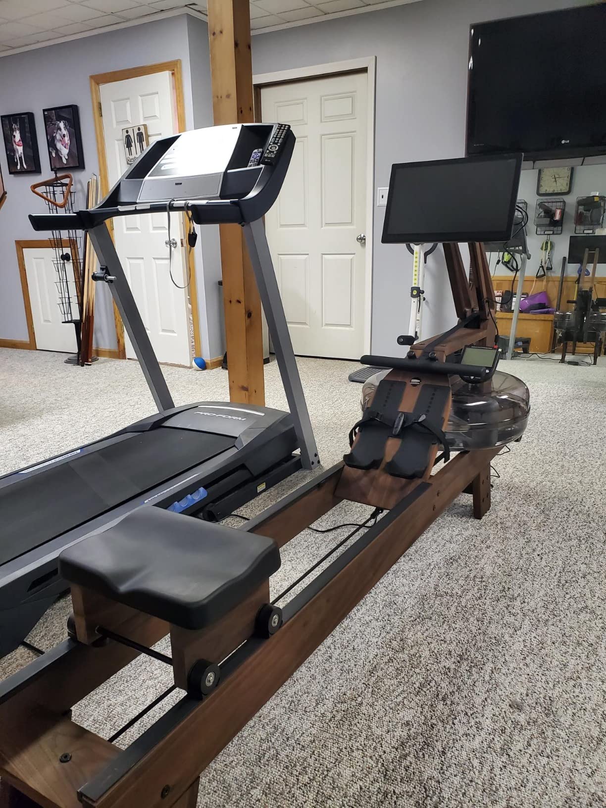 WaterRower Walnut Rowing Machine with S4 BLE Monitor | USA Made Water Rower | Original Handcrafted Erg Machine for Home Use & Gym | Best Warranty customer photo 1