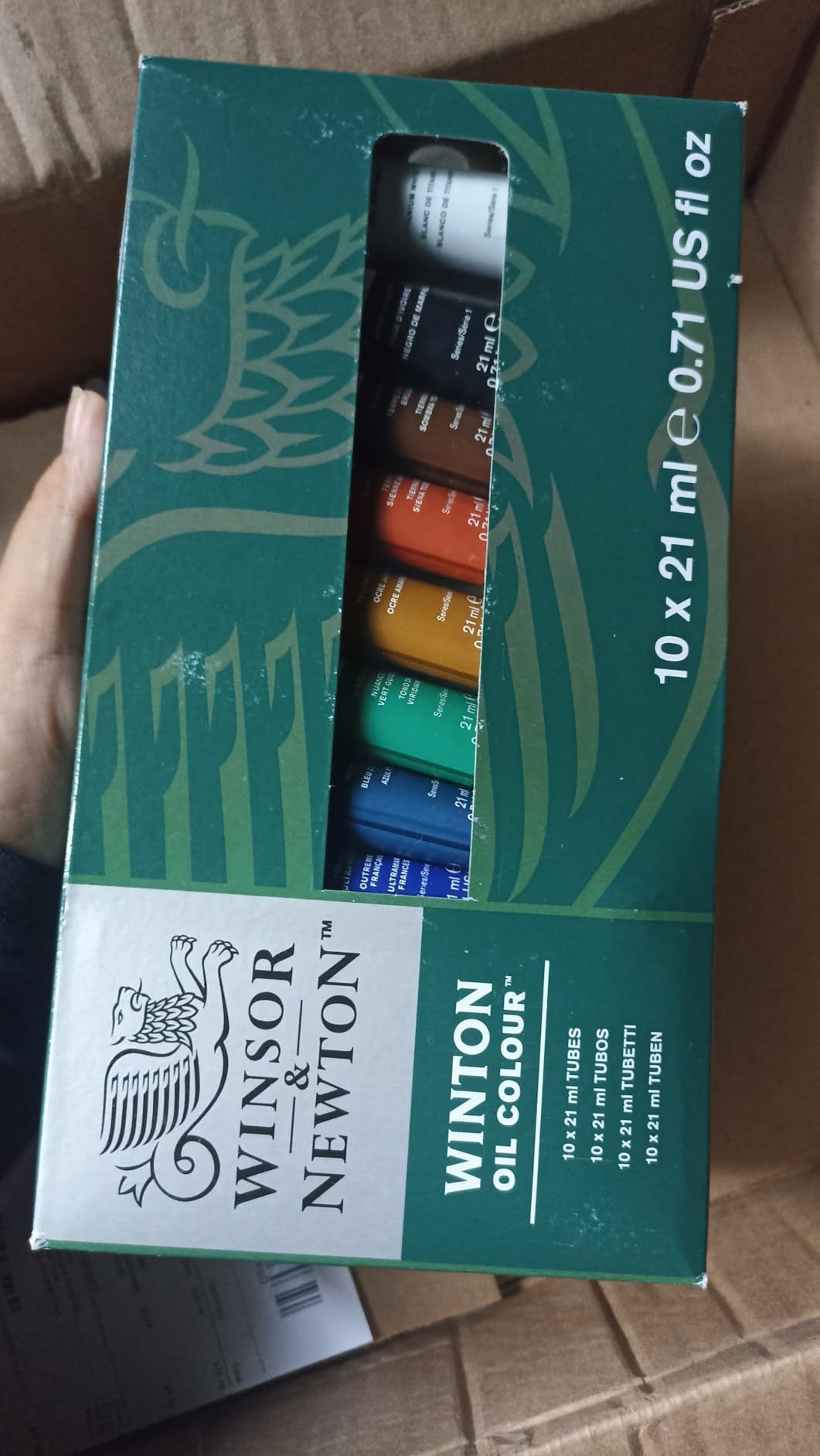 Winsor & Newton Winton Oil Color Paint, Basic Set, 10 x 21ml Tubes customer photo 1