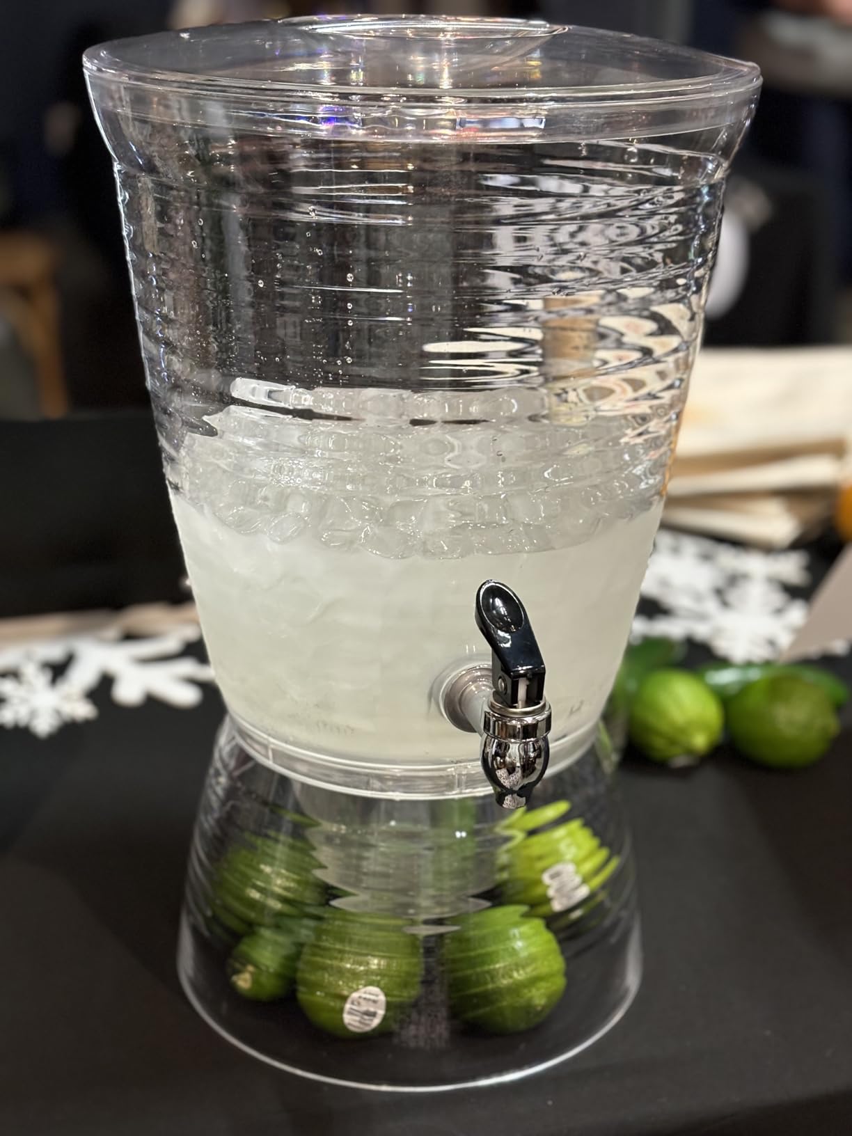 CreativeWare Bark Beverage Dispenser, 2.5 Gallon, Clear, (Pack of 1) customer photo 2