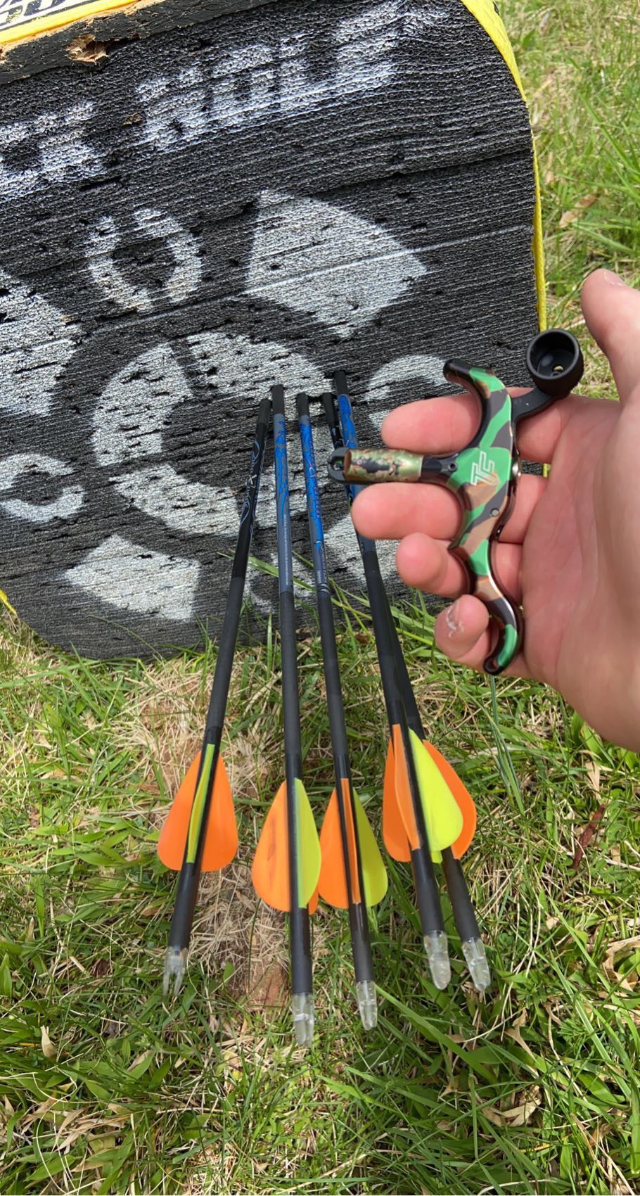Tru-Fire Edge 4-Finger Aluminum Hand Held Camo Archery Bow Release customer photo 1