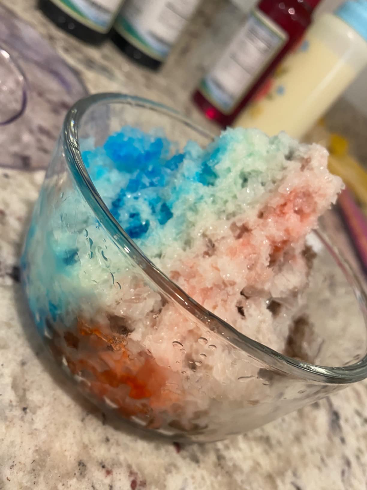 Hawaiian Shaved Ice S700 Kid-Friendly Snow Cone Machine Kit with 3-16oz. Syrup Flavors: Cherry, Grape, and Blue Raspberry, Plus 25 Snow Cone Cups, 25 Spoon Straws, and 3 Black Bottle Pourers customer photo 2