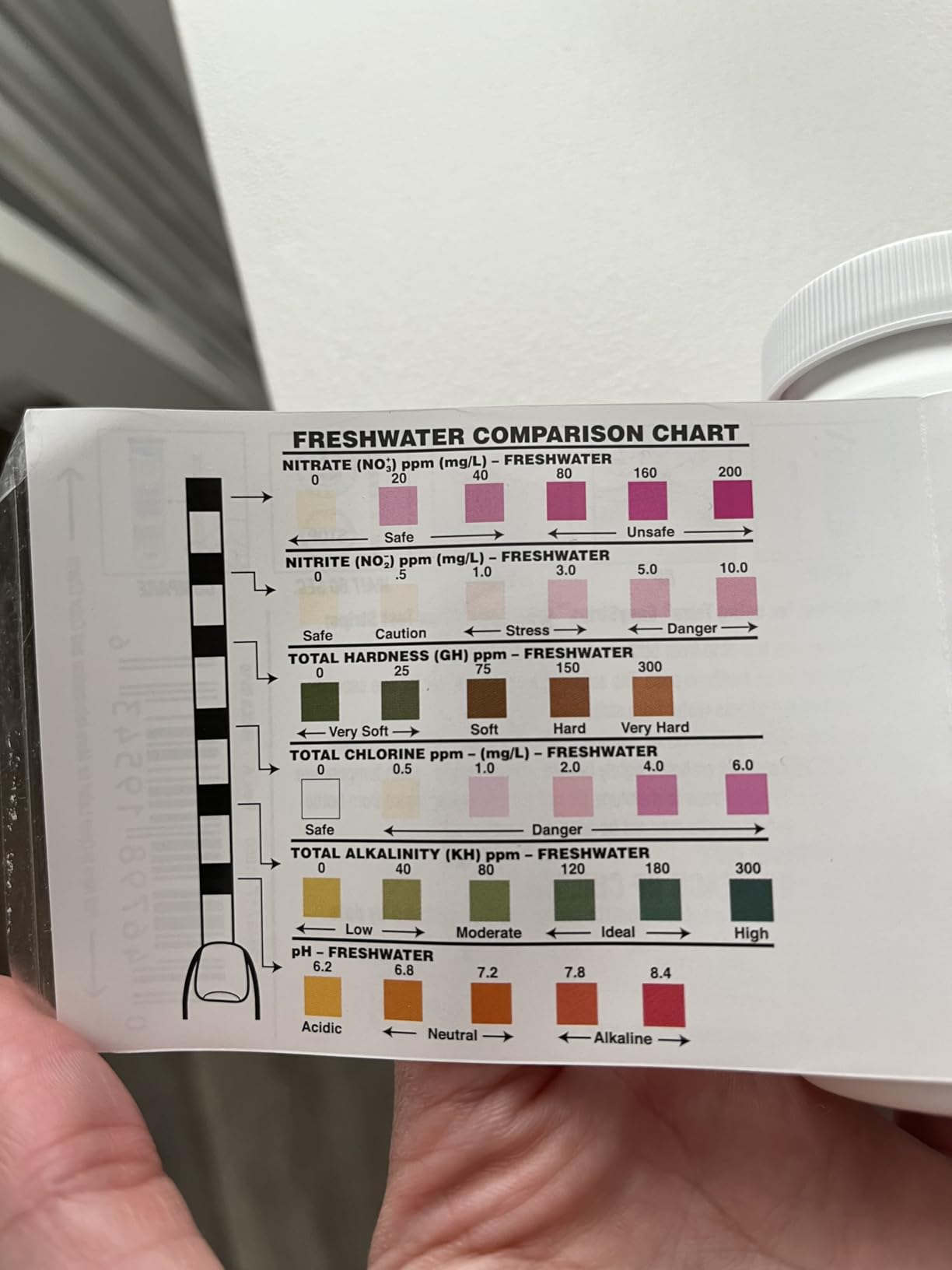 Tetra EasyStrips 6-In-1 aquarium Test Strips, Water Testing (19542) customer photo 2