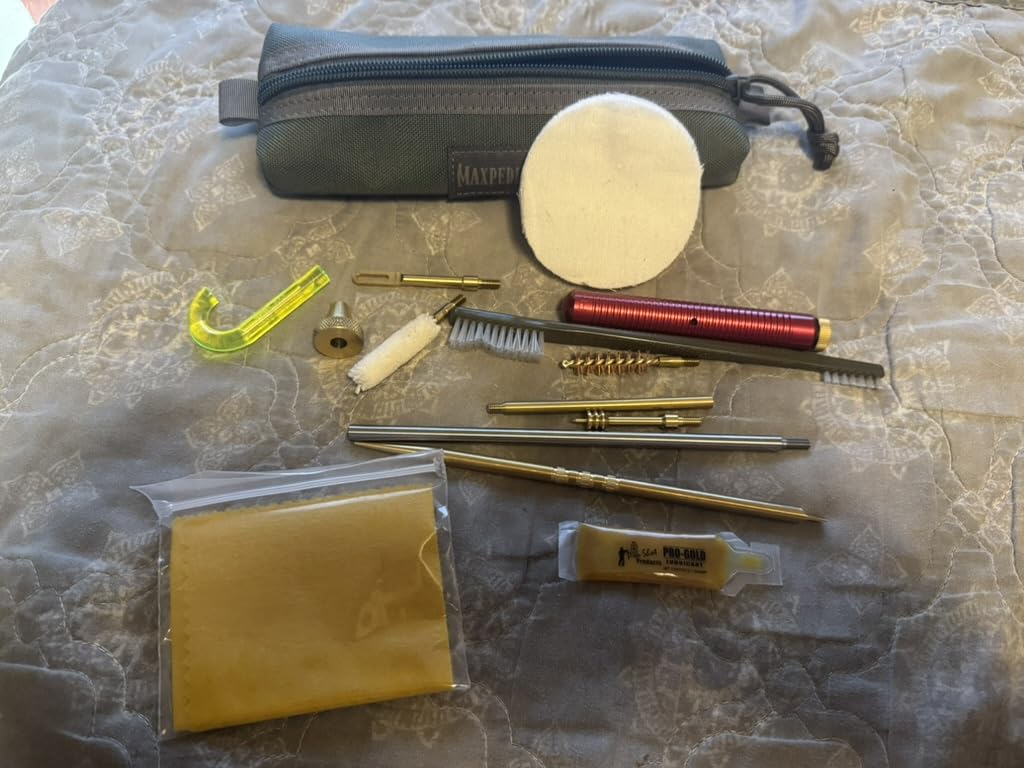 Pro-Shot Gun Cleaning Kits: Universal, Rifle, Pistol, and Shotgun Cleaning Kits with Premium Stainless Micro-Polished Rods, Brushes, Jags, Patches, CLP & Grease - Made in USA customer photo 1