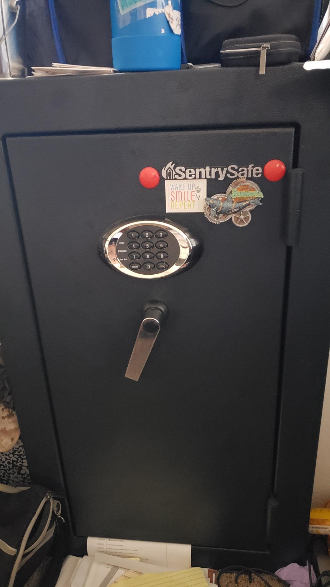 SentrySafe Fireproof and Waterproof XX-Large Steel Floor Safe with Digital Keypad Lock, DOJ-Certified Large Gun Safe for Home, 4.71 Cubic Feet, 37.7 x 21.7 x 19.0 Inches, EF4738E customer photo 1