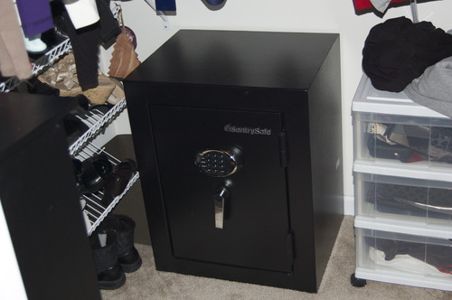 SentrySafe Fireproof and Waterproof XX-Large Steel Floor Safe with Digital Keypad Lock, DOJ-Certified Large Gun Safe for Home, 4.71 Cubic Feet, 37.7 x 21.7 x 19.0 Inches, EF4738E customer photo 2