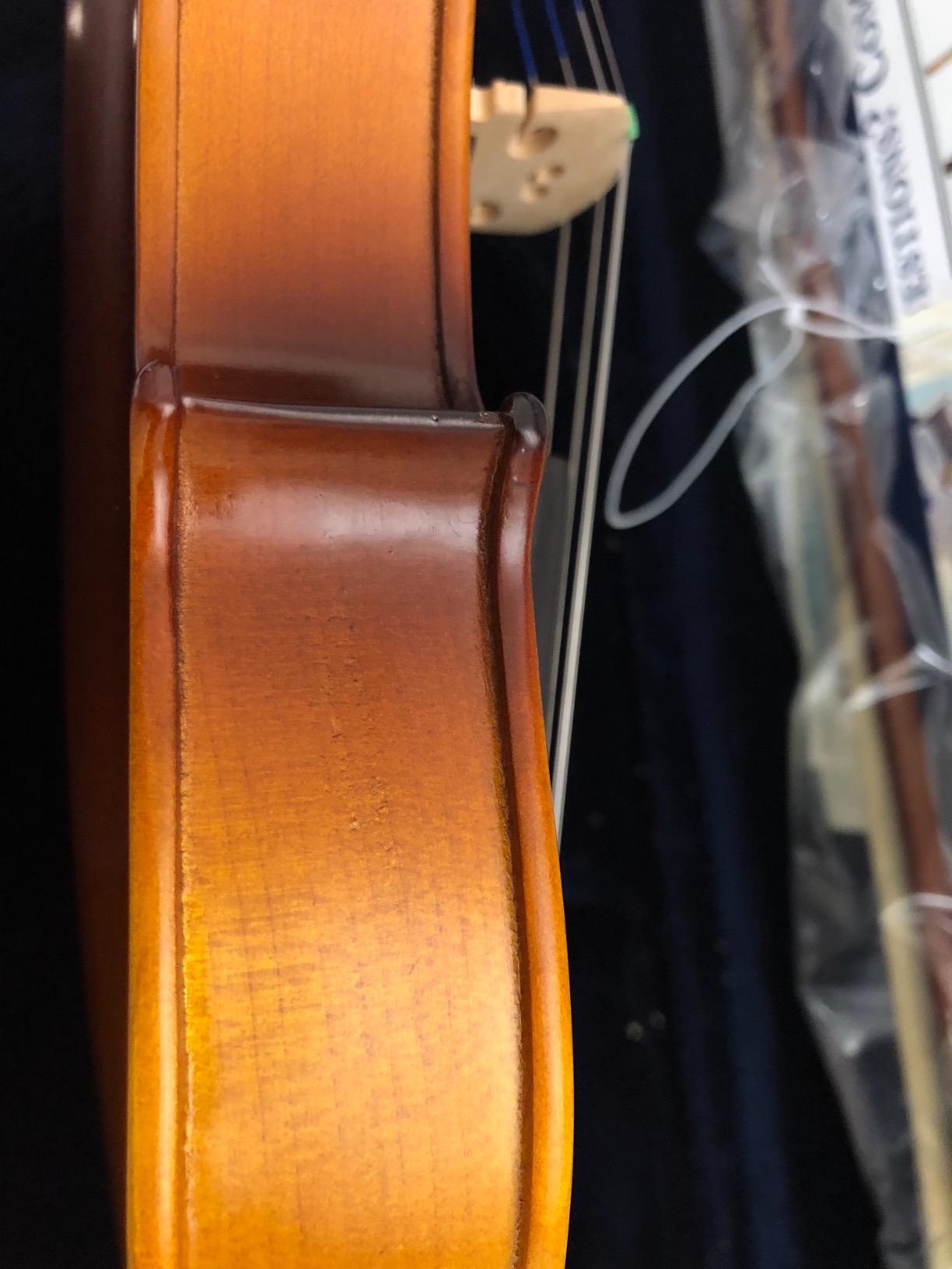 Bunnel G1 Violin Outfit 4/4 Full Size - Carrying Case and Accessories Included - Solid Maple Wood and Ebony Fittings By Kennedy Violins customer photo 1