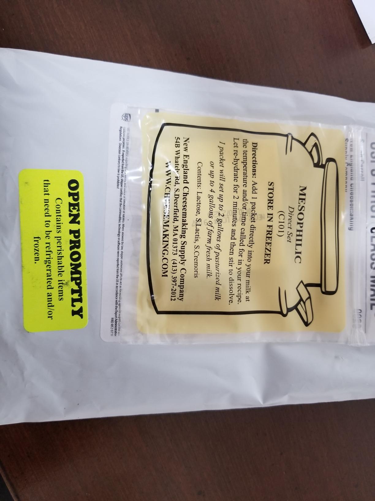 Mesophilic Direct Set Cheese Culture, 5-Pack customer photo 1