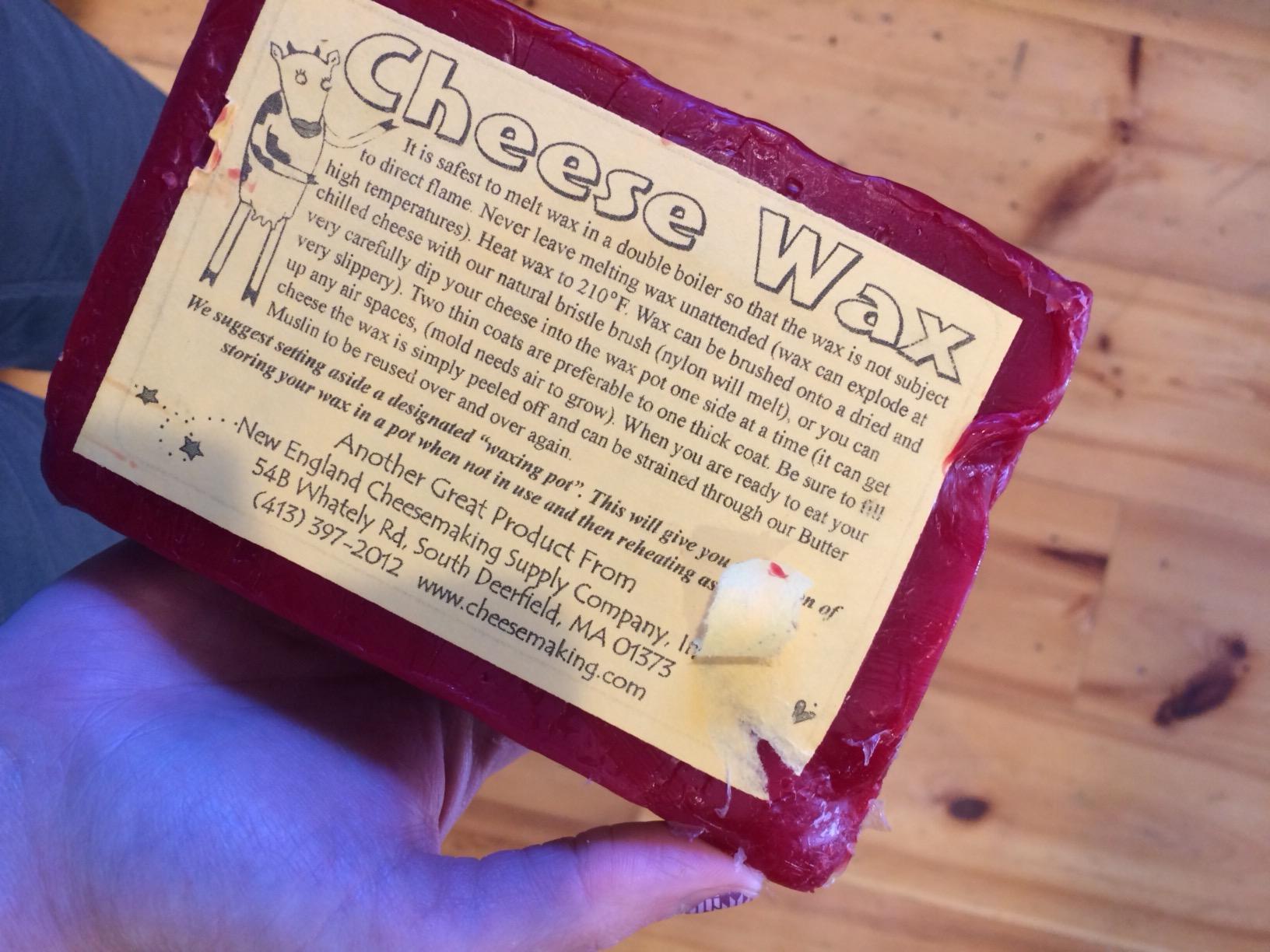Cheese Wax 1 lb - Red customer photo 2