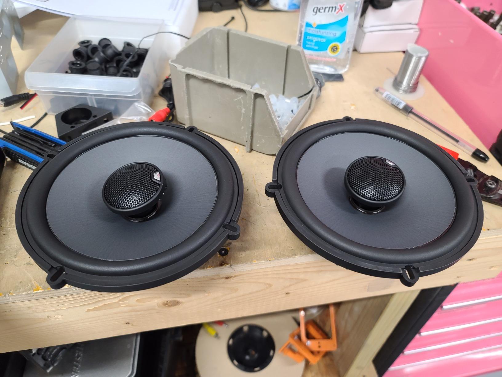 Install Bay Speaker Baffle 6 1/2 Inch Round Small Frame Pair -VXT65 customer photo 2