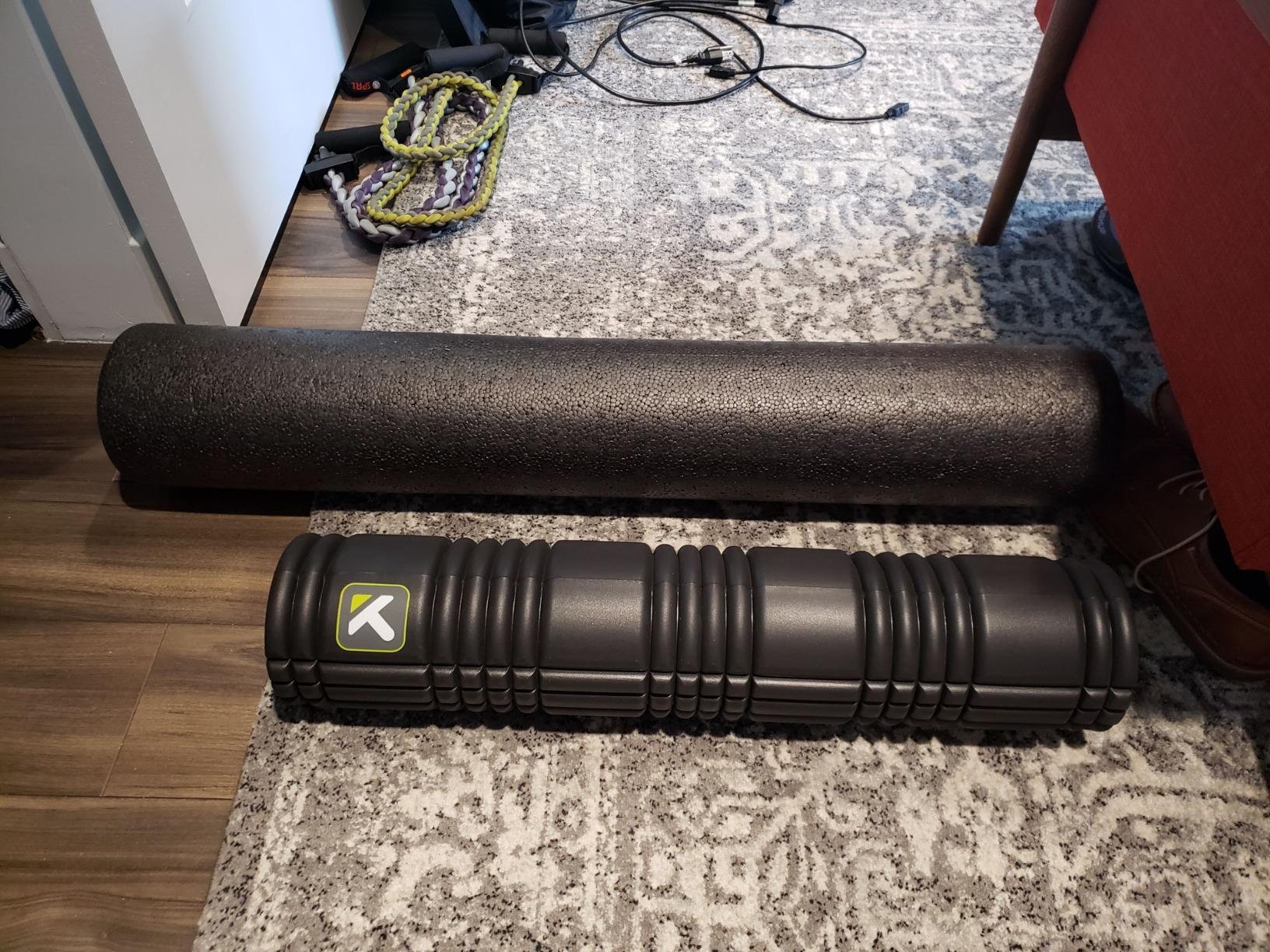 TRIGGERPOINT Performance Therapy Grid Patented Multi-Density Foam Massage Roller Exercise, Deep Tissue & Muscle Recovery customer photo 2