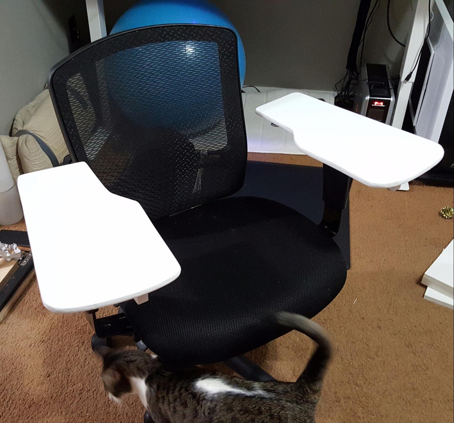 Alera Etros Series Petite Mid-Back Multifunction Mesh Chair, Black customer photo 1