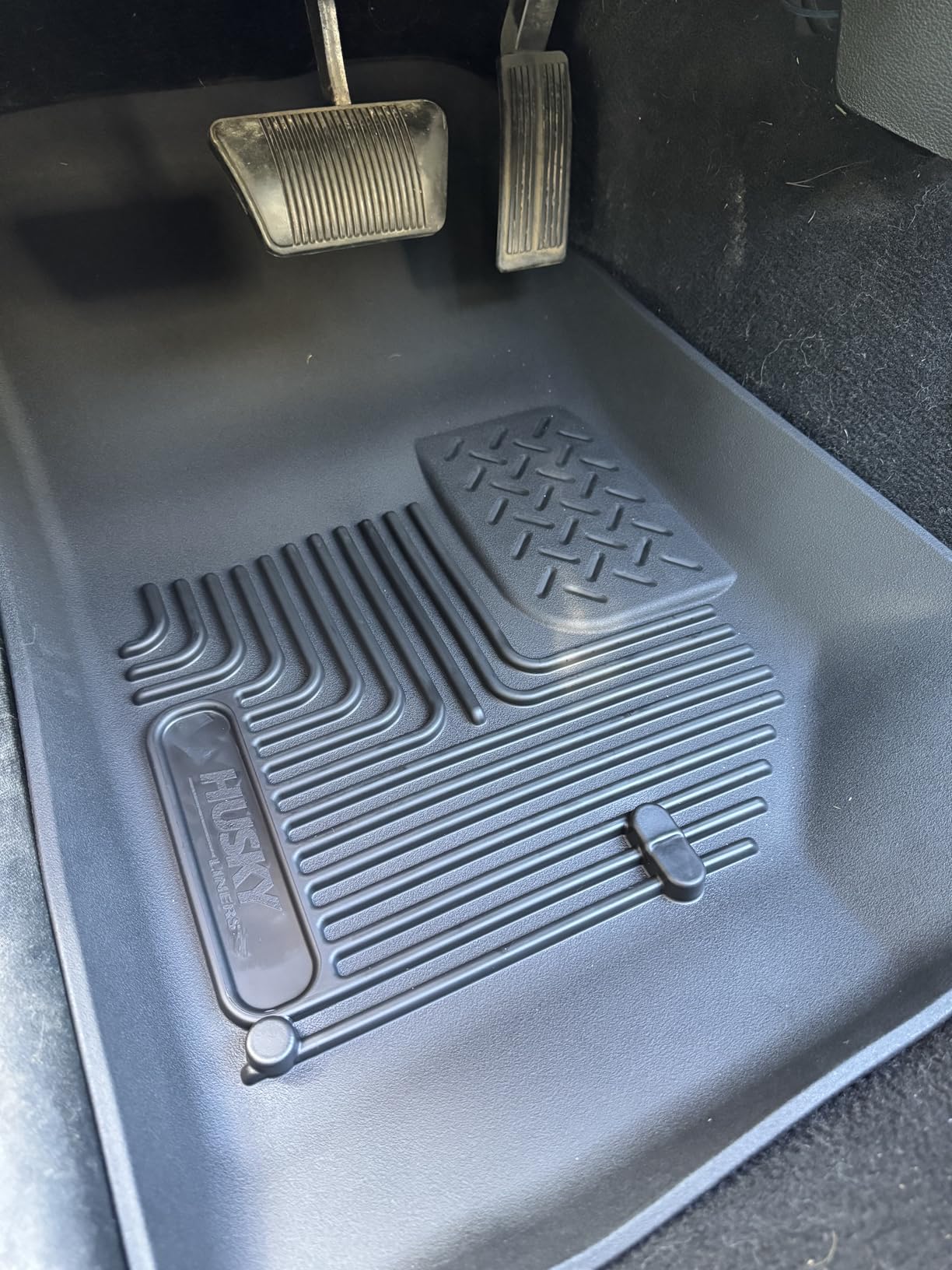 Husky Liners Weatherbeater Floor Mats | Fits 2007-2013 Jeep Wrangler JK 2-Door, 2007-2013 Wrangler JK 4-Door Unlimited | Front Row, 2-pc Black - 18021 customer photo 1