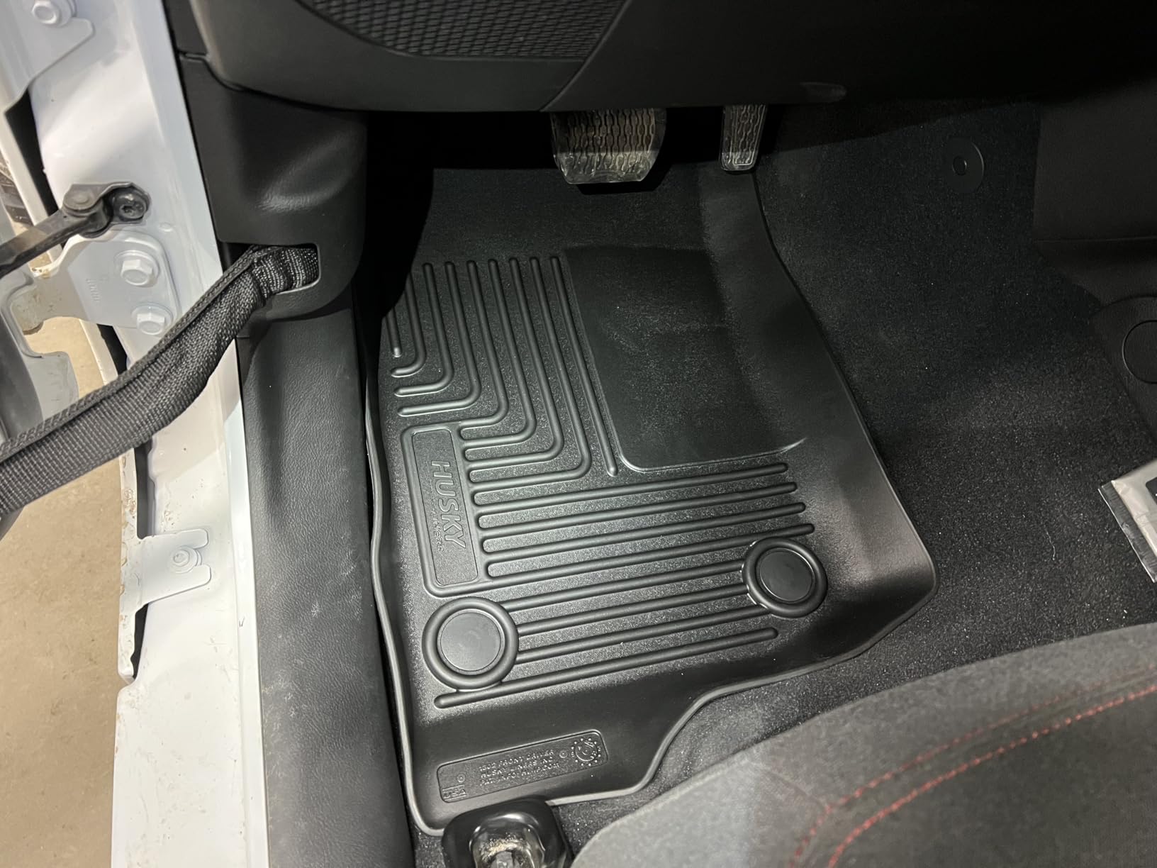 Husky Liners Weatherbeater Floor Mats | Fits 2007-2013 Jeep Wrangler JK 2-Door, 2007-2013 Wrangler JK 4-Door Unlimited | Front Row, 2-pc Black - 18021 customer photo 2