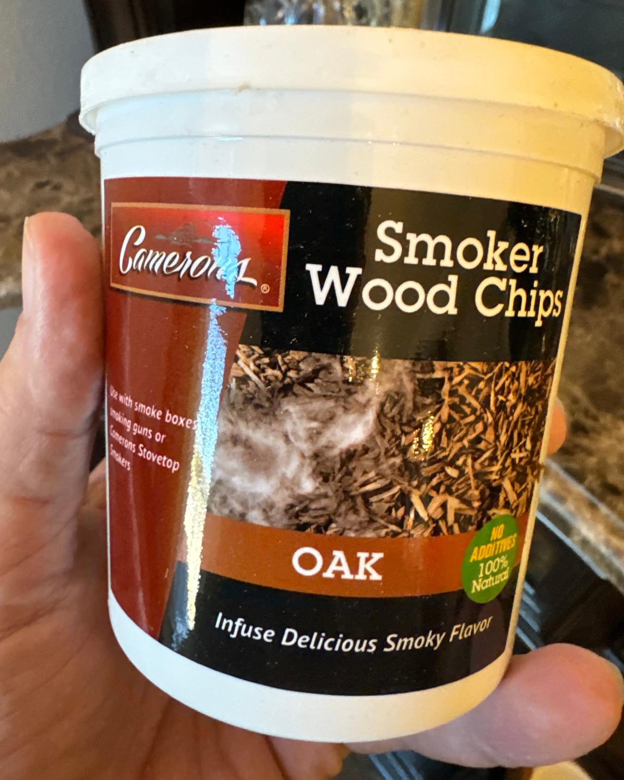 Camerons Natural Extra Fine BBQ Wood Chips- Variety 8 Pack, Apple, Cherry, Bourbon, Oak, Hickory, Maple, Pecan, Mesquite- Sawdust Shavings for Smoking Gun, Smokers, Smoke Boxes customer photo 1