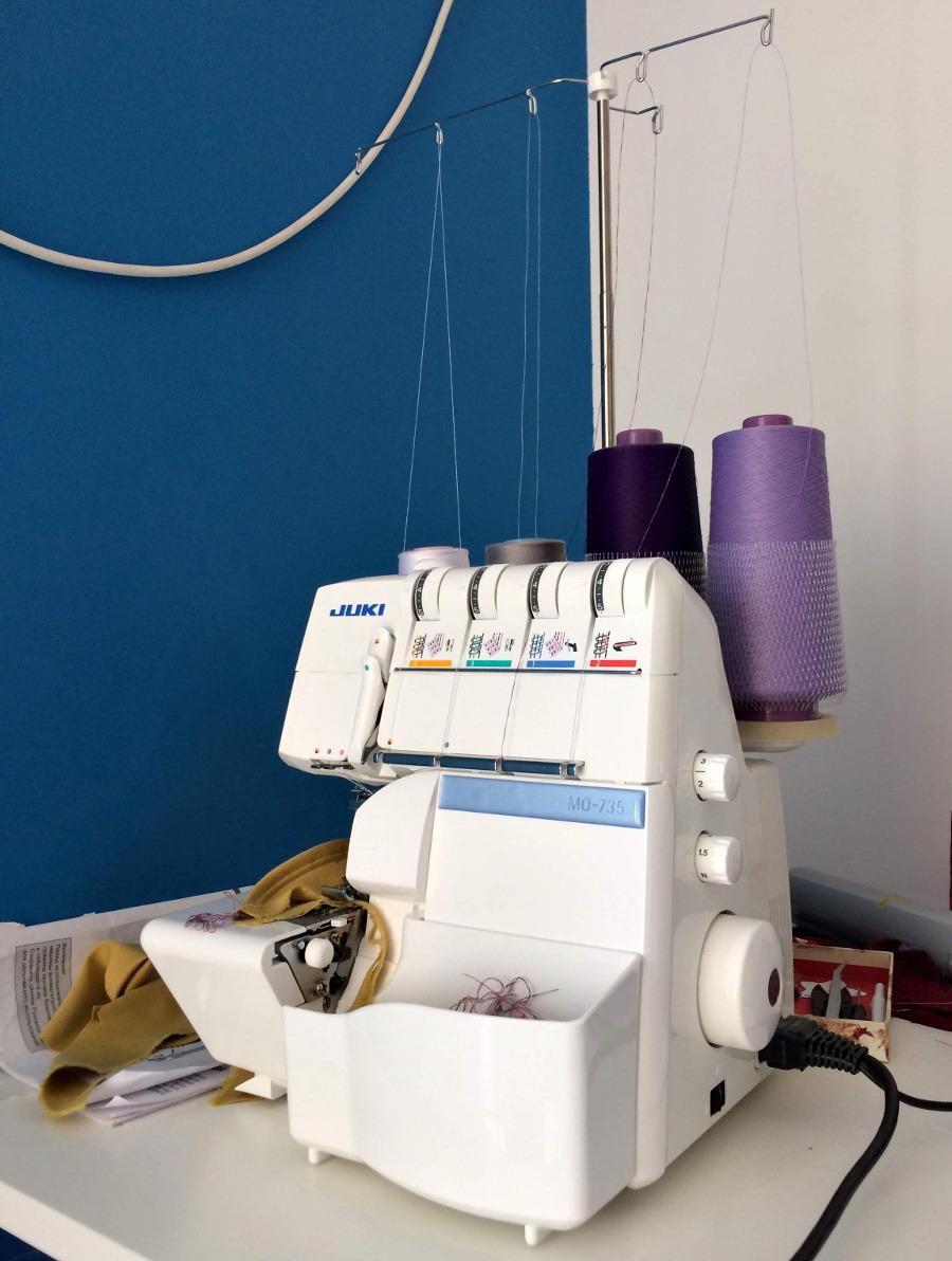 JUKI MO-735 5-Thread Serger and Cover Hem Sewing Machine customer photo 1