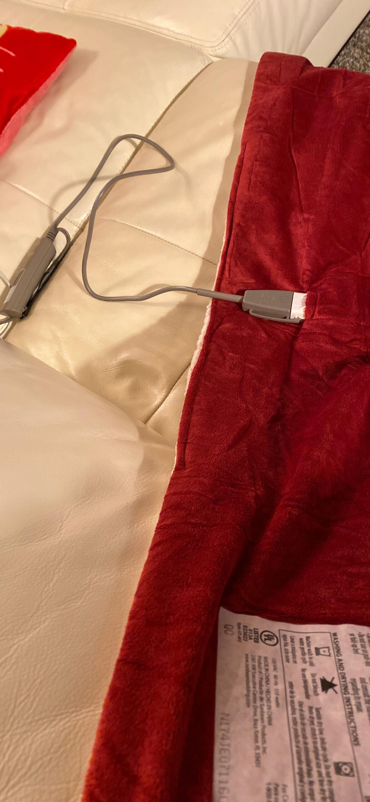 Sunbeam Electric Throw Royal Mink Sherpa Heated Blanket, 4 Heat Settings, 4-Hour Auto Shut-Off, Fast Heating, Luxurious and Ultra Comfy, Night Fog Color, 50