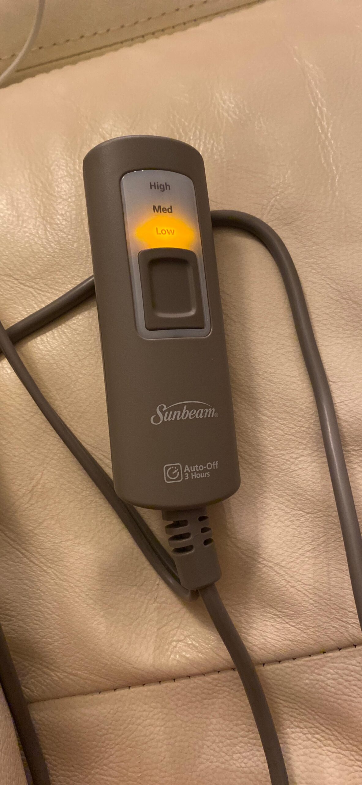 Sunbeam Electric Throw Royal Mink Sherpa Heated Blanket, 4 Heat Settings, 4-Hour Auto Shut-Off, Fast Heating, Luxurious and Ultra Comfy, Night Fog Color, 50