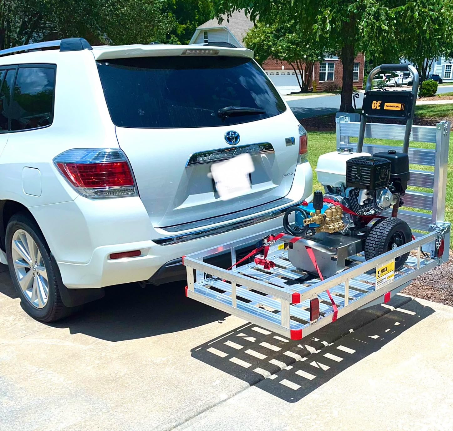 MaxxHaul 70275 Aluminum Hitch Mount Wheelchair/Mobility Carrier - 53.5