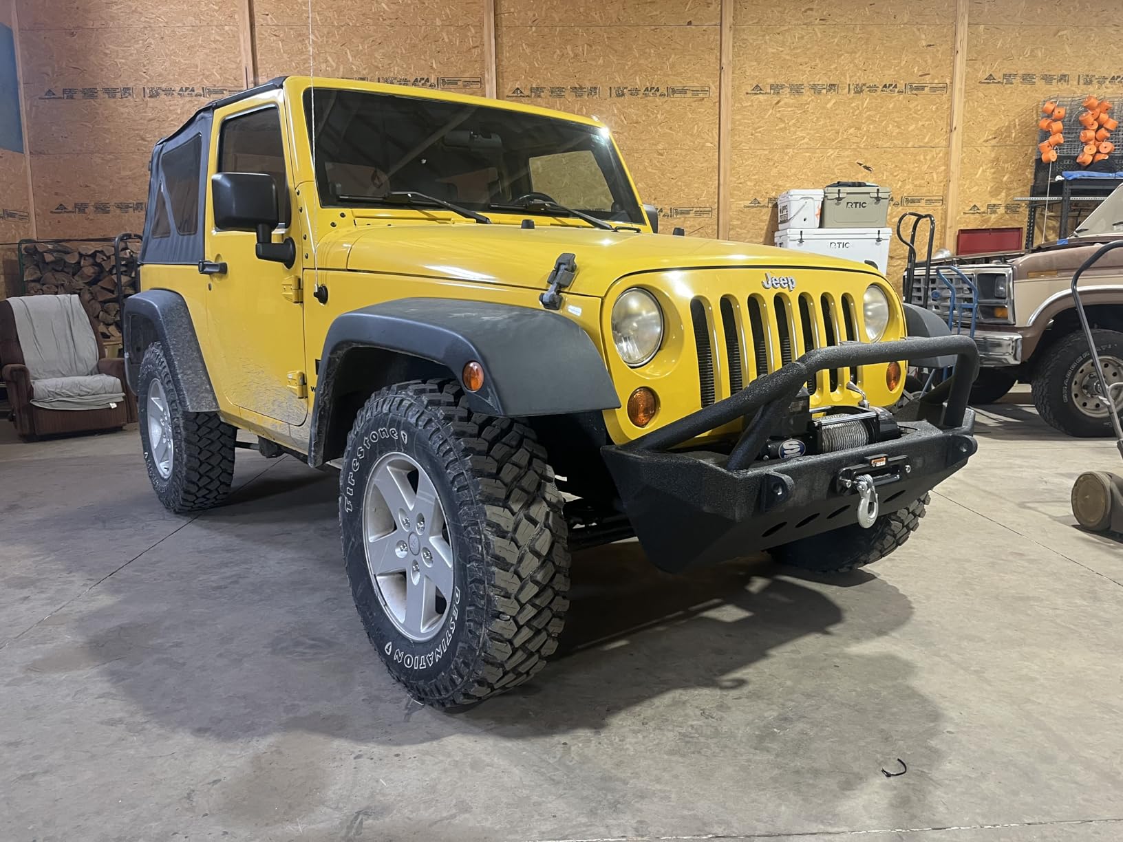 Smittybilt 76806 Black XRC Front Bumper Jeep Wrangler 2007-2018 JK customer photo 1