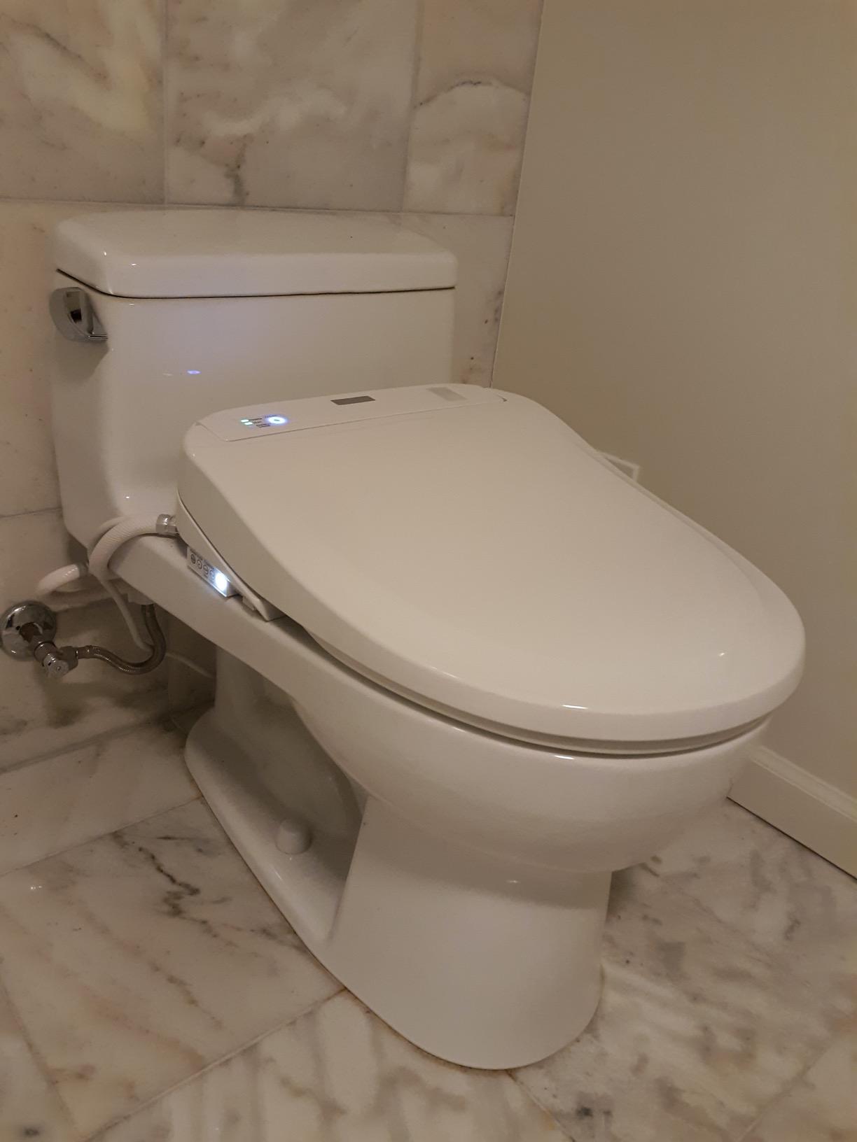 TOTO WASHLET S350e Electronic Bidet Toilet Seat with Auto Open and Close and EWATER+ Cleansing, Round, Cotton White customer photo 2