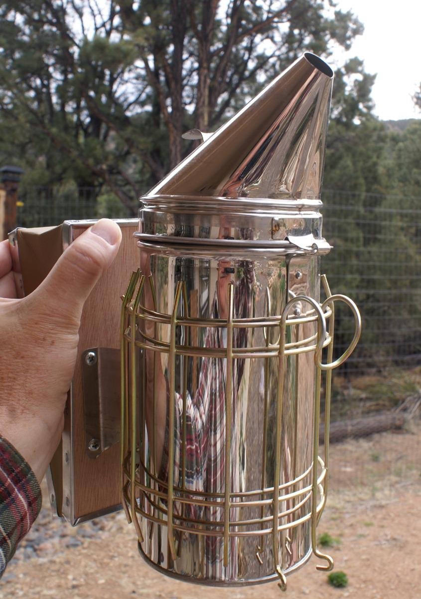 New Bee Hive Smoker Stainless Steel w/Heat Shield Beekeeping Equipment customer photo 2