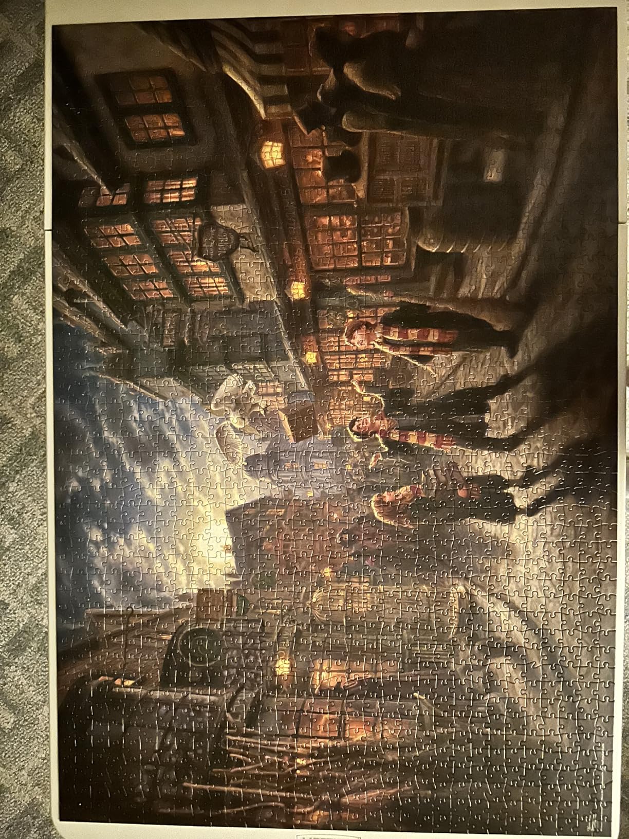 MasterPieces - Puzzle Glue with Wide Plastic Spreader, Easy to Apply, Dries Quick and Clear, Protects Finished Jigsaw Puzzles, Water-Soluble, 2 Pack, 5 oz Each customer photo 1