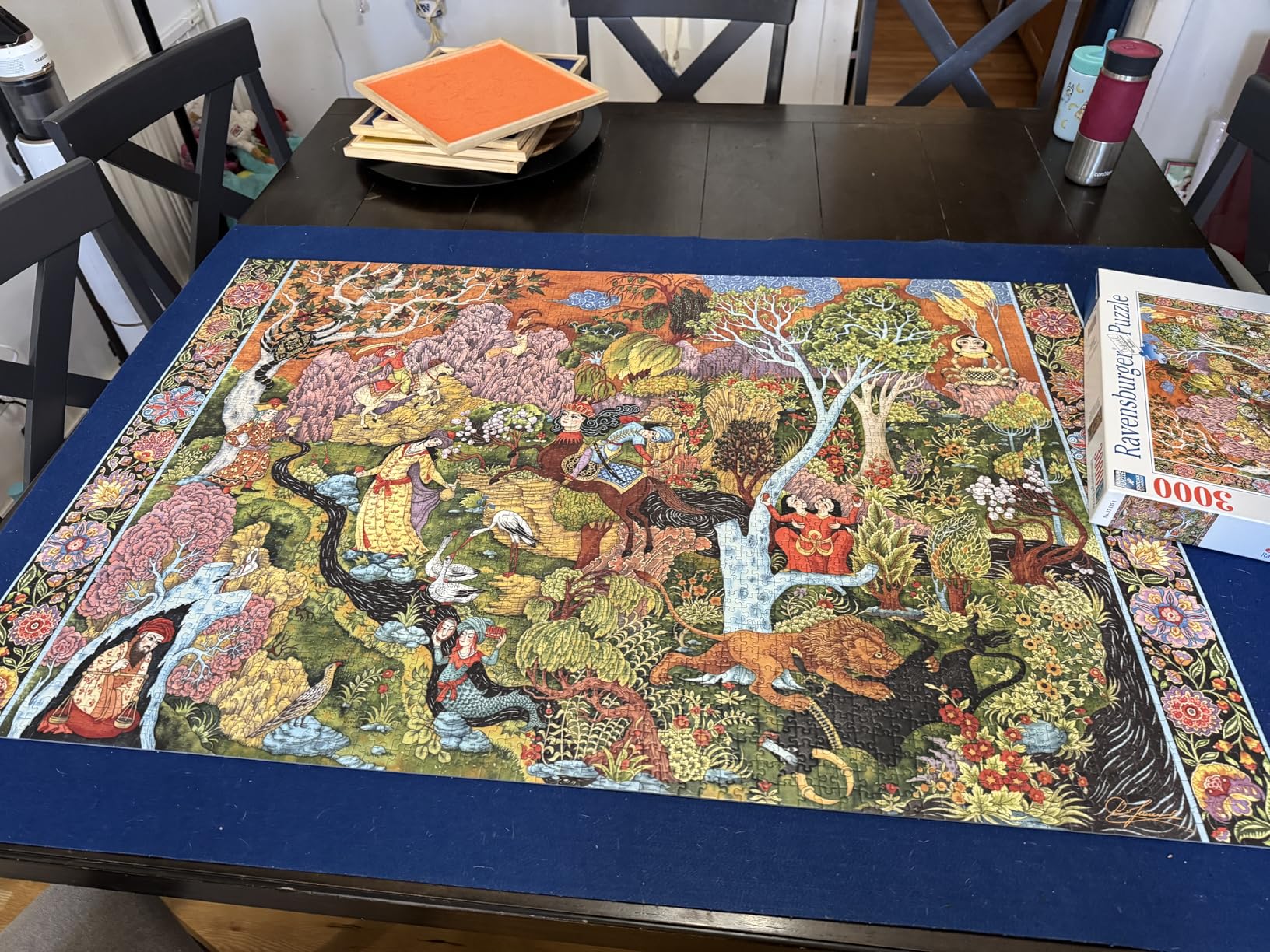 MasterPieces - Puzzle Glue with Wide Plastic Spreader, Easy to Apply, Dries Quick and Clear, Protects Finished Jigsaw Puzzles, Water-Soluble, 2 Pack, 5 oz Each customer photo 2