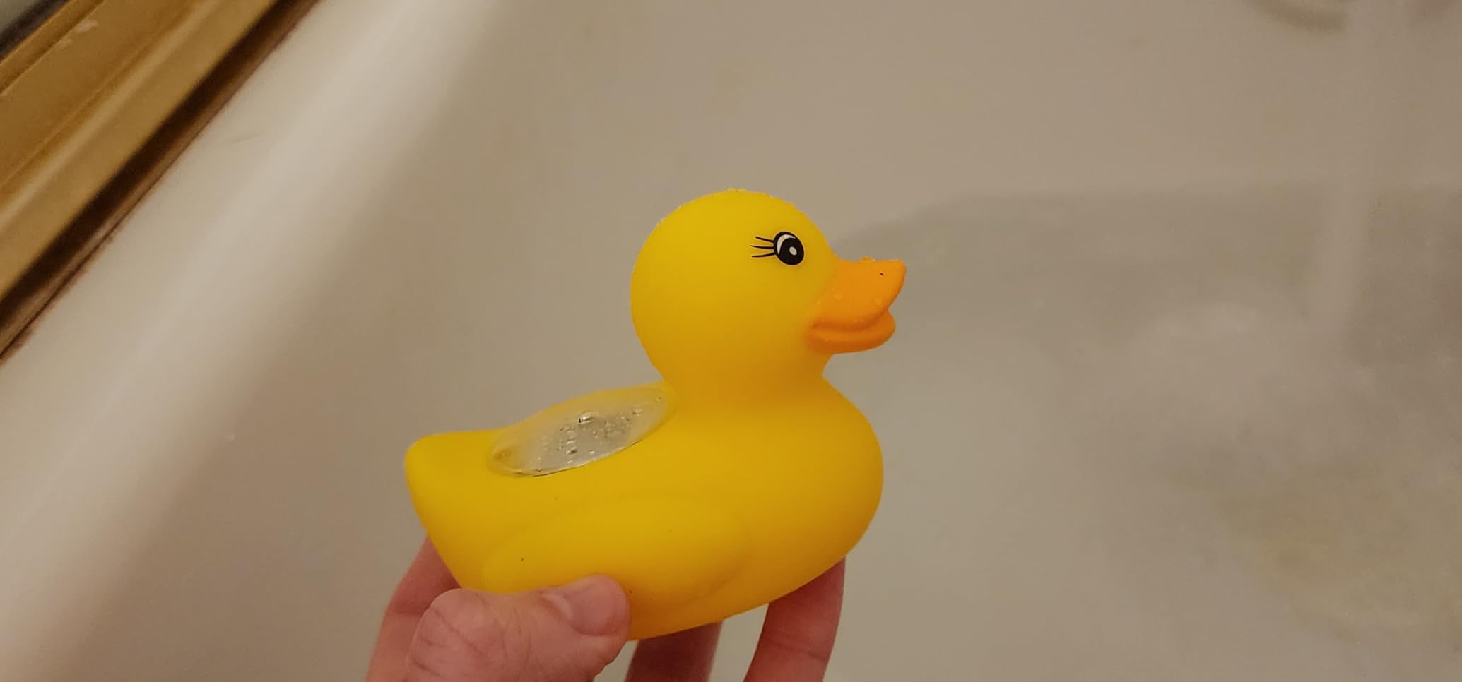 Dreambaby Duck Baby Bath Thermometer - Instant Results, Digital Water & Room Temp Reader - Fun Floating Toy for Newborns customer photo 2