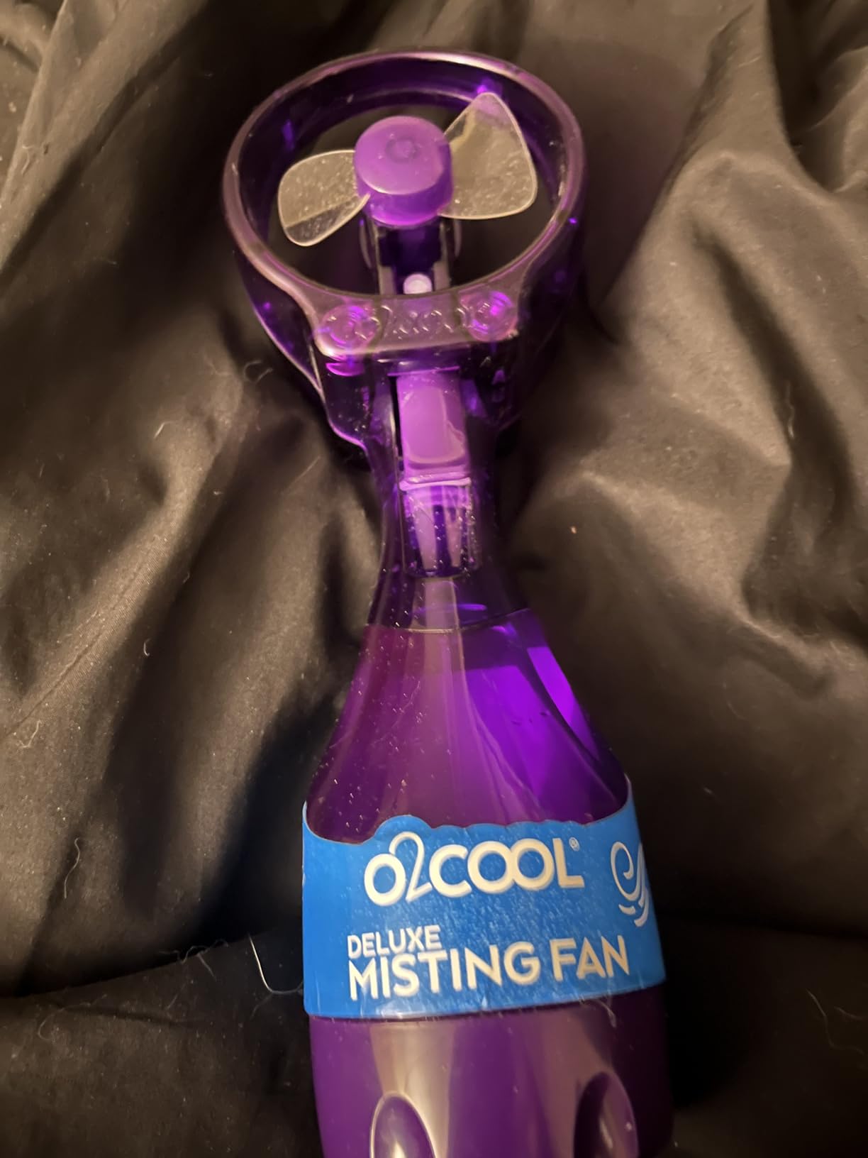 O2COOL Deluxe Handheld Battery Powered Water Misting Fan (Green) customer photo 1