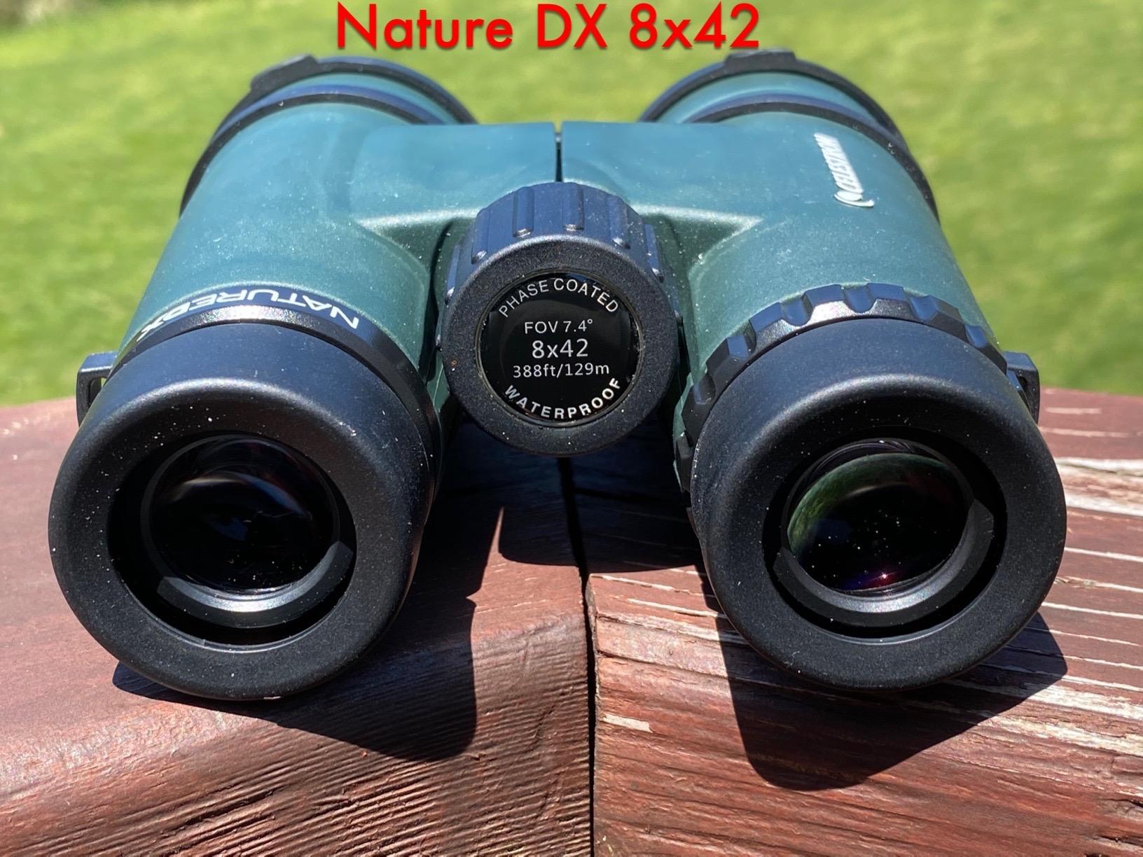 Celestron - Nature DX 8x42 Binoculars - Ideal for Birding and Outdoors - 42mm Objective Lenses - Wide 7.4° Field of View - BaK-4 Prisms - Fully Multi-Coated - Waterproof and Fogproof customer photo 1