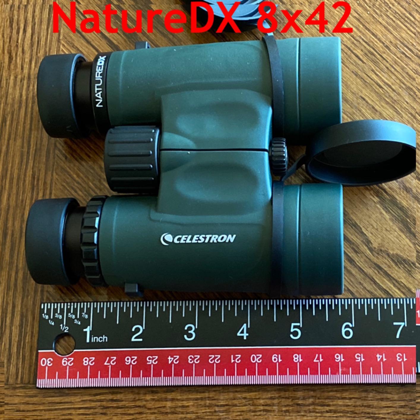 Celestron - Nature DX 8x42 Binoculars - Ideal for Birding and Outdoors - 42mm Objective Lenses - Wide 7.4° Field of View - BaK-4 Prisms - Fully Multi-Coated - Waterproof and Fogproof customer photo 2