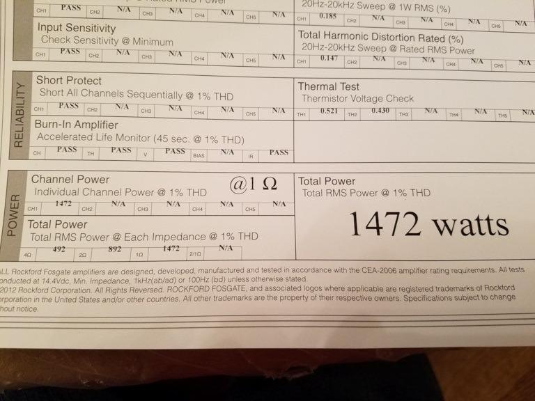 Rockford Fosgate Punch P1000X1BD 1000 Watt Class-bd Mono Amplifier customer photo 1