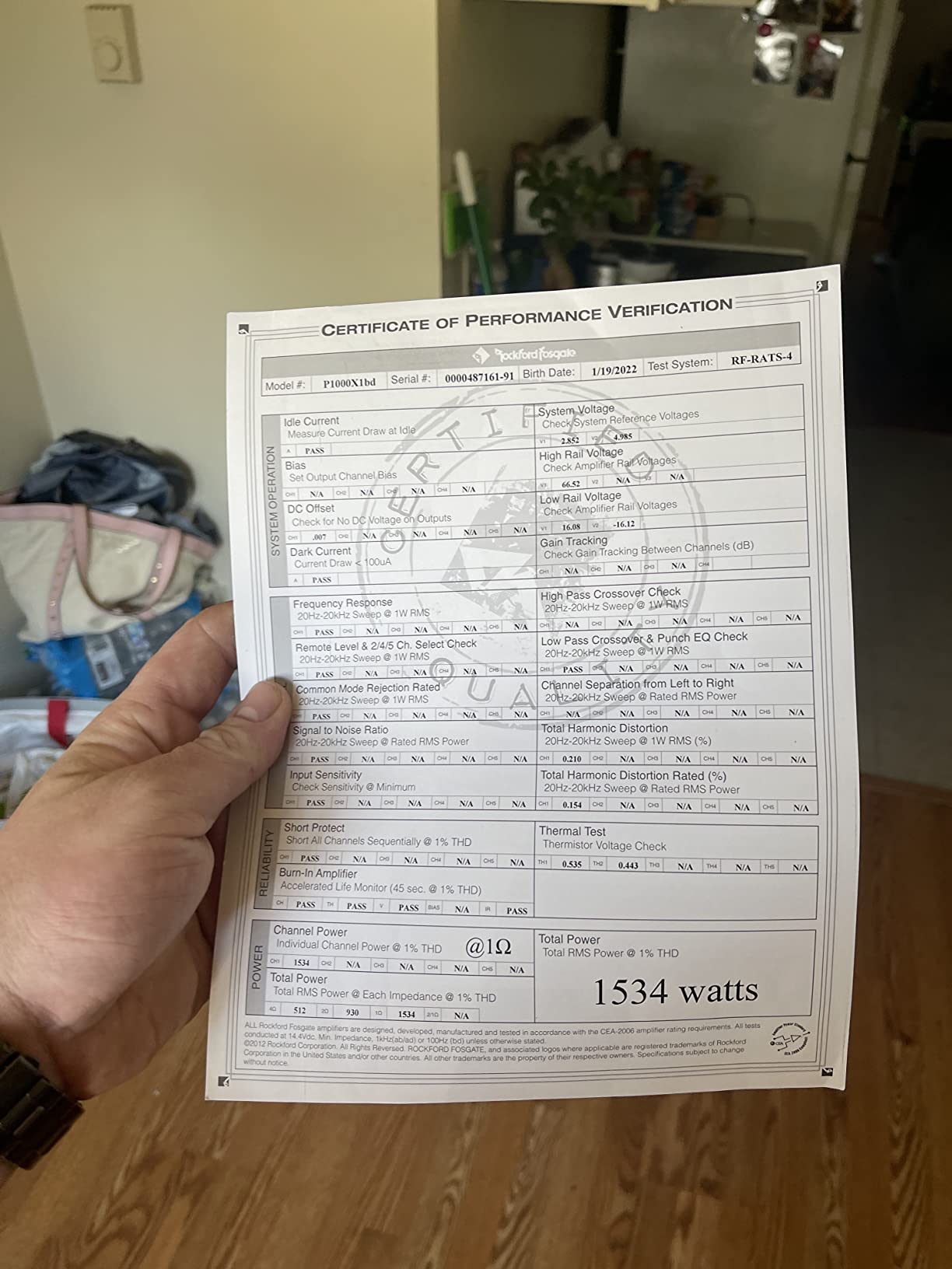 Rockford Fosgate Punch P1000X1BD 1000 Watt Class-bd Mono Amplifier customer photo 2