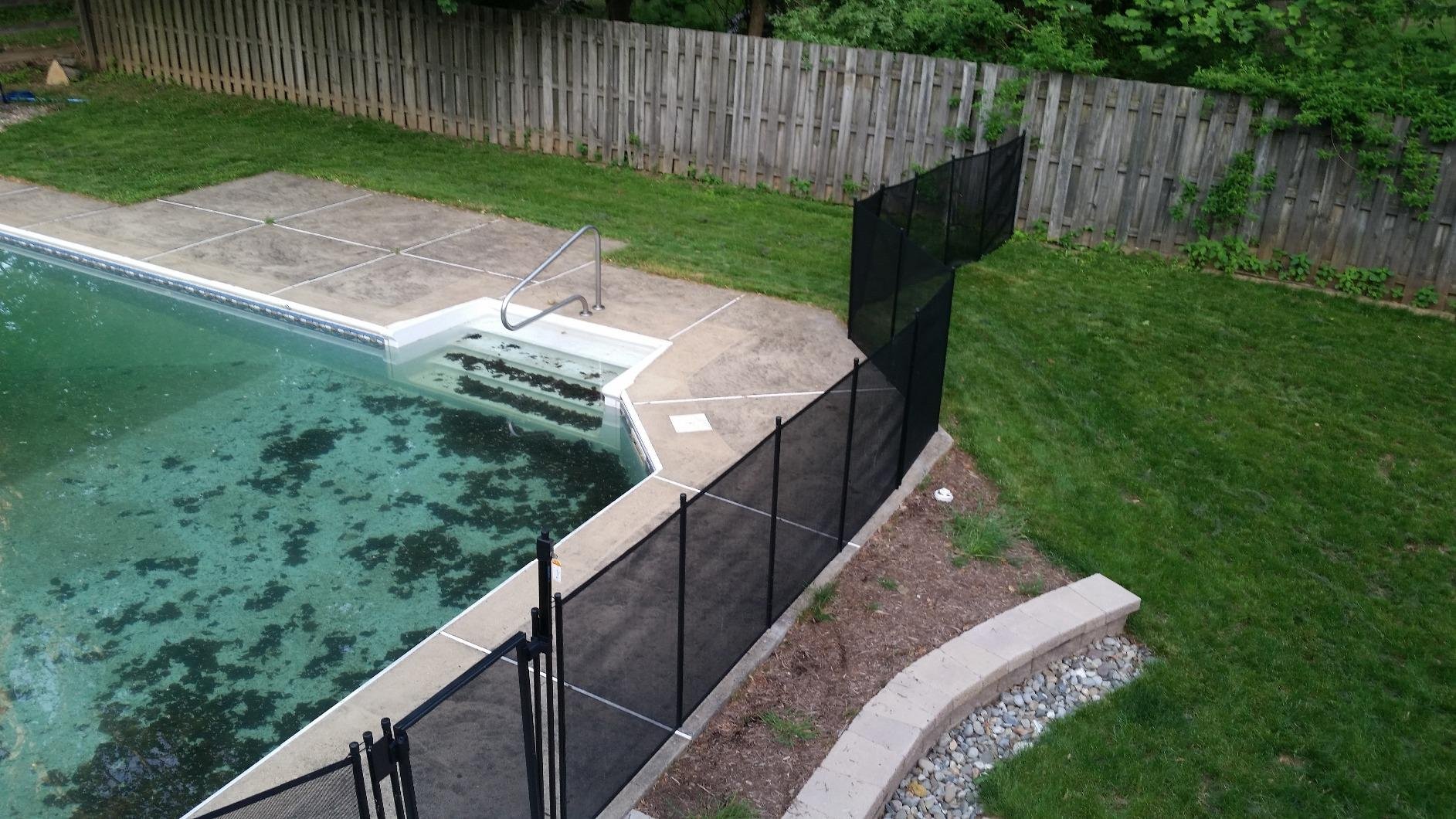 Pool Fence DIY by Life Saver Fencing Section Kit, 4 x 12-Feet, Black customer photo 2