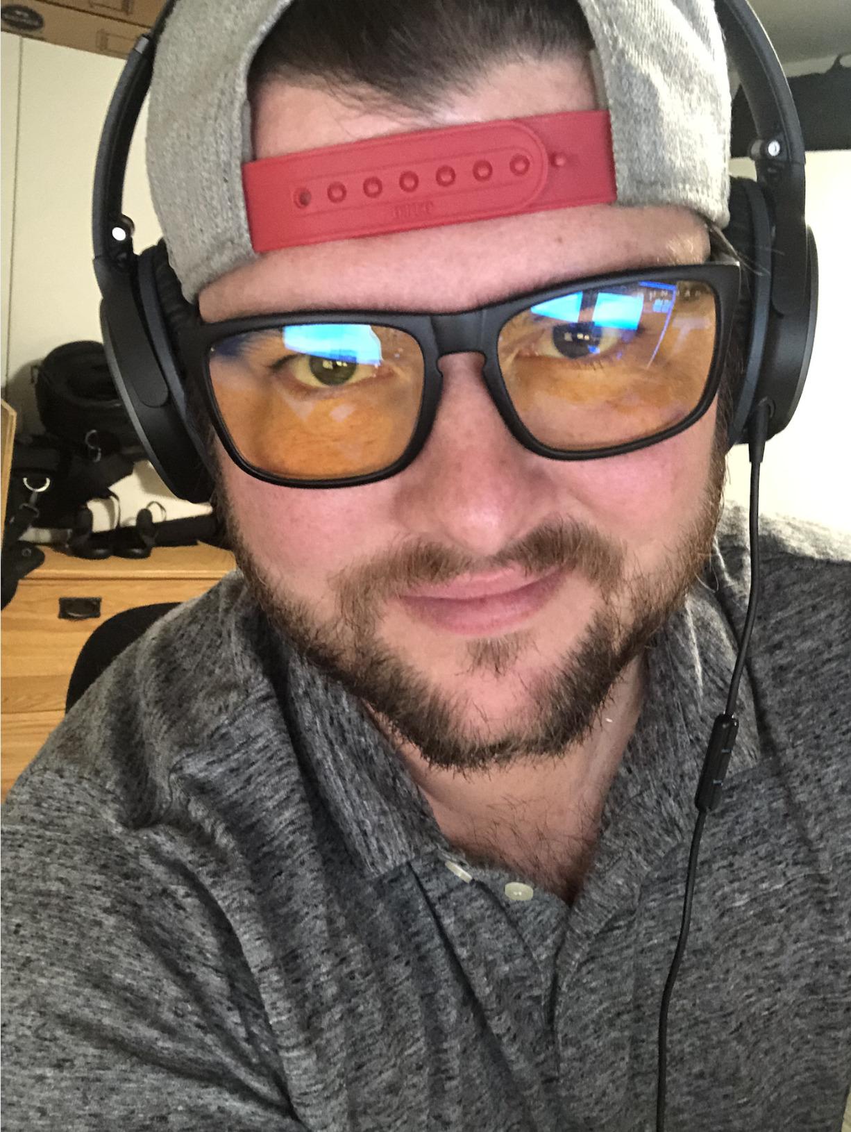 Gunnar - Premium Premium Gaming and Computer Glasses - Blocks 65% - 98% Blue Light - Intercept customer photo 2