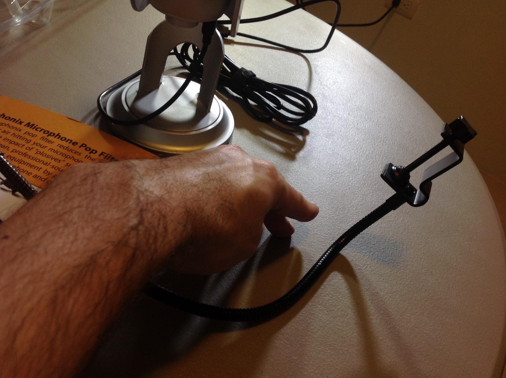 Pop Filter for Mic - 6-inch Diameter, Dual Layered Microphone Pop Screen for Studio Recording, Podcasts and Streaming - MPF-1 customer photo 2