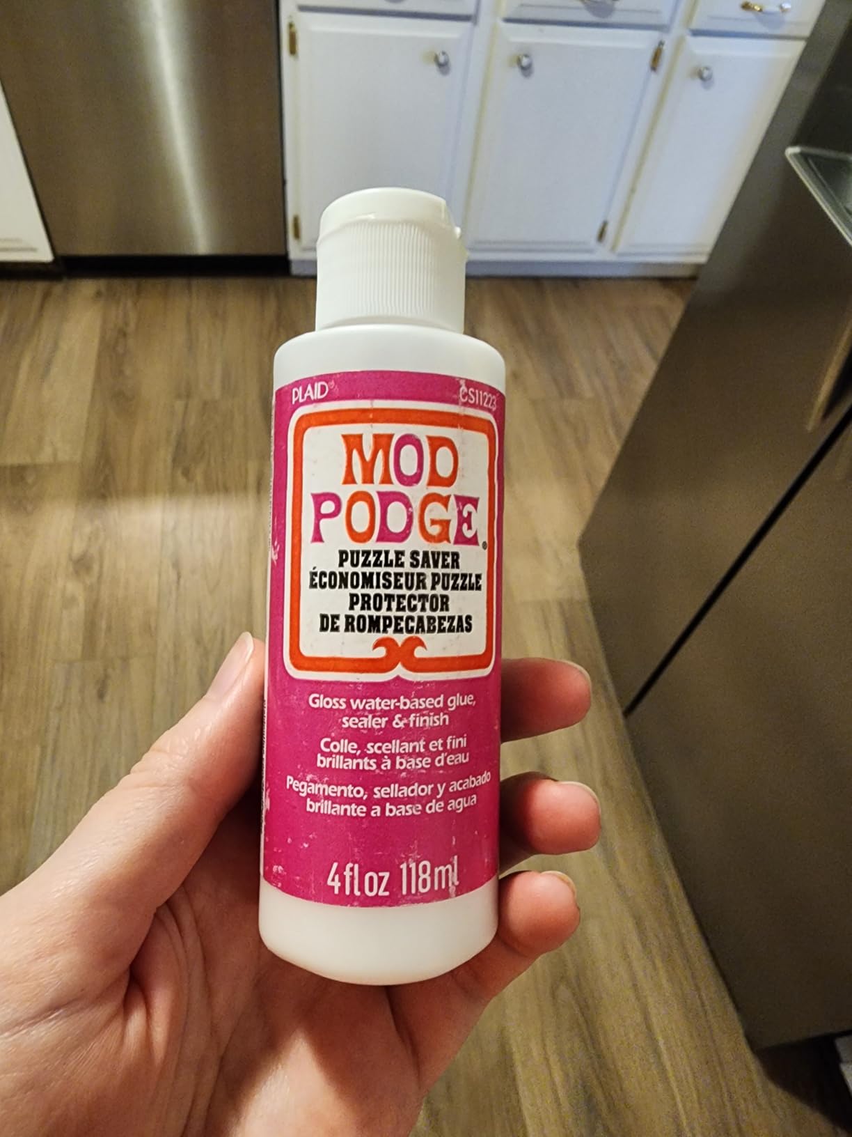 Mod Podge Puzzle Saver (8-Ounce), CS15068, White customer photo 1