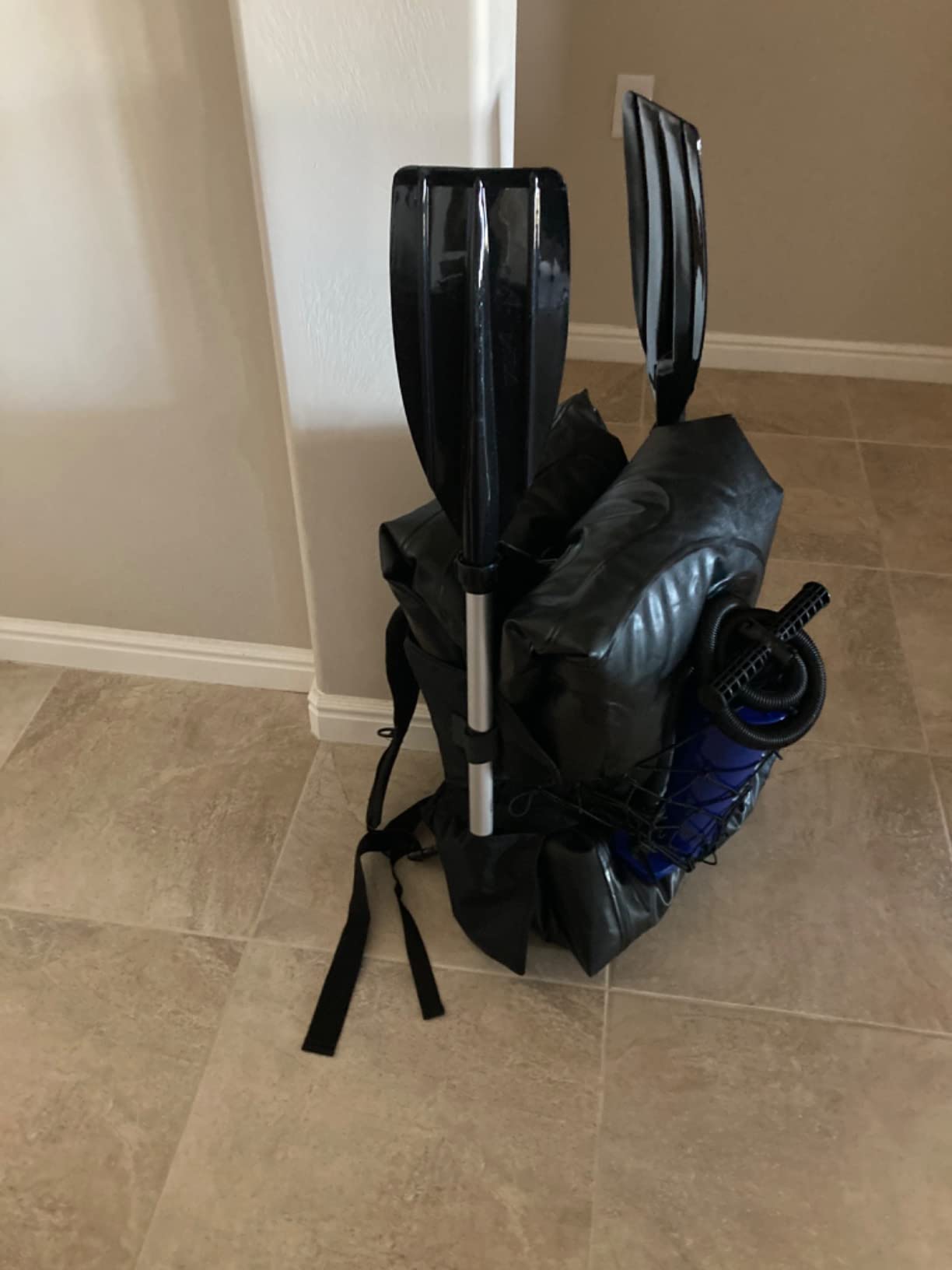 Sevylor QuickPak K1 1-Person Inflatable Kayak, Kayak Folds into Backpack with 5-Minute Setup, 21-Gauge PVC Construction; Hand Pump & Paddle Included customer photo 1